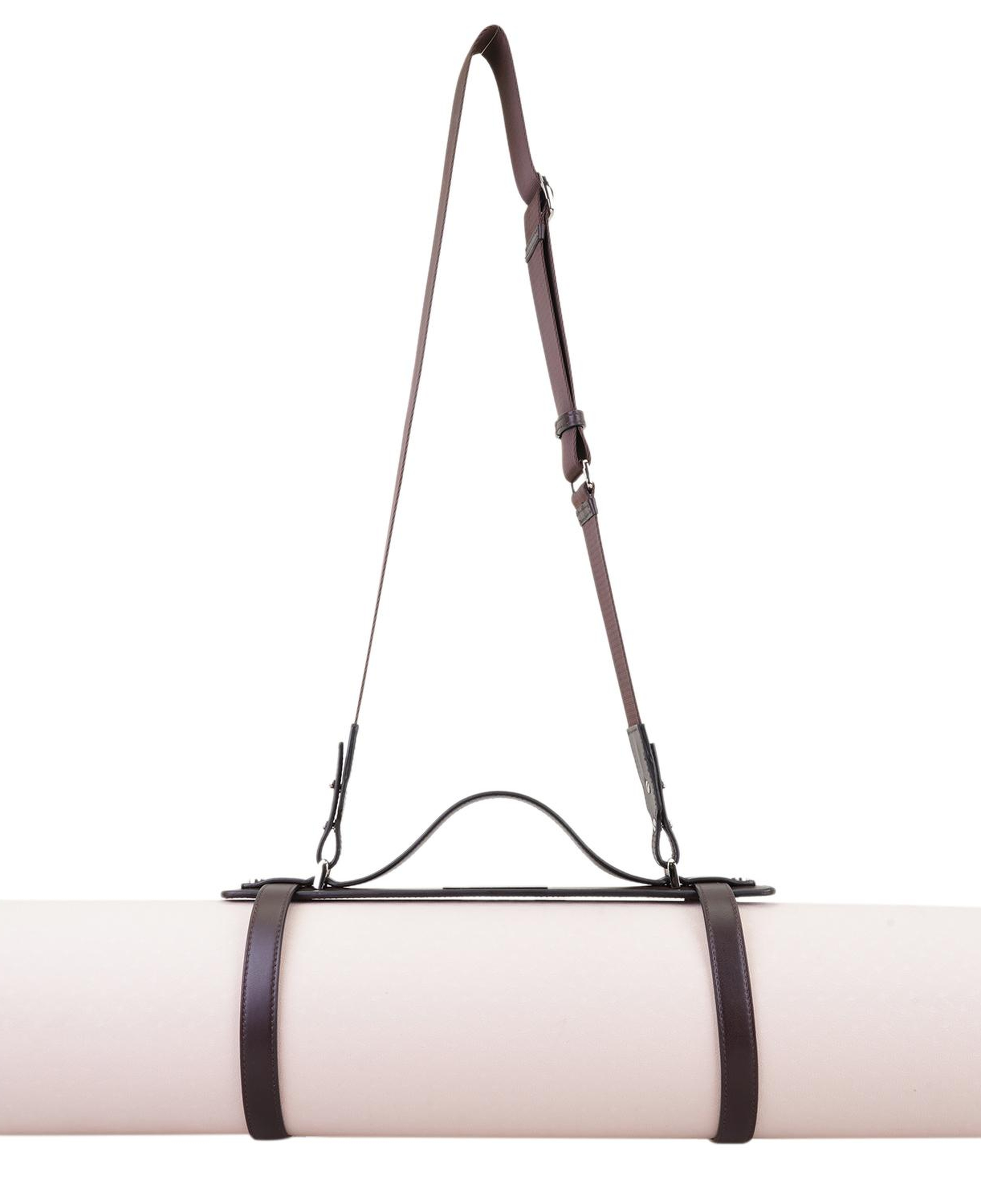 Bandha Kahve Deri Yoga Matı Askısı