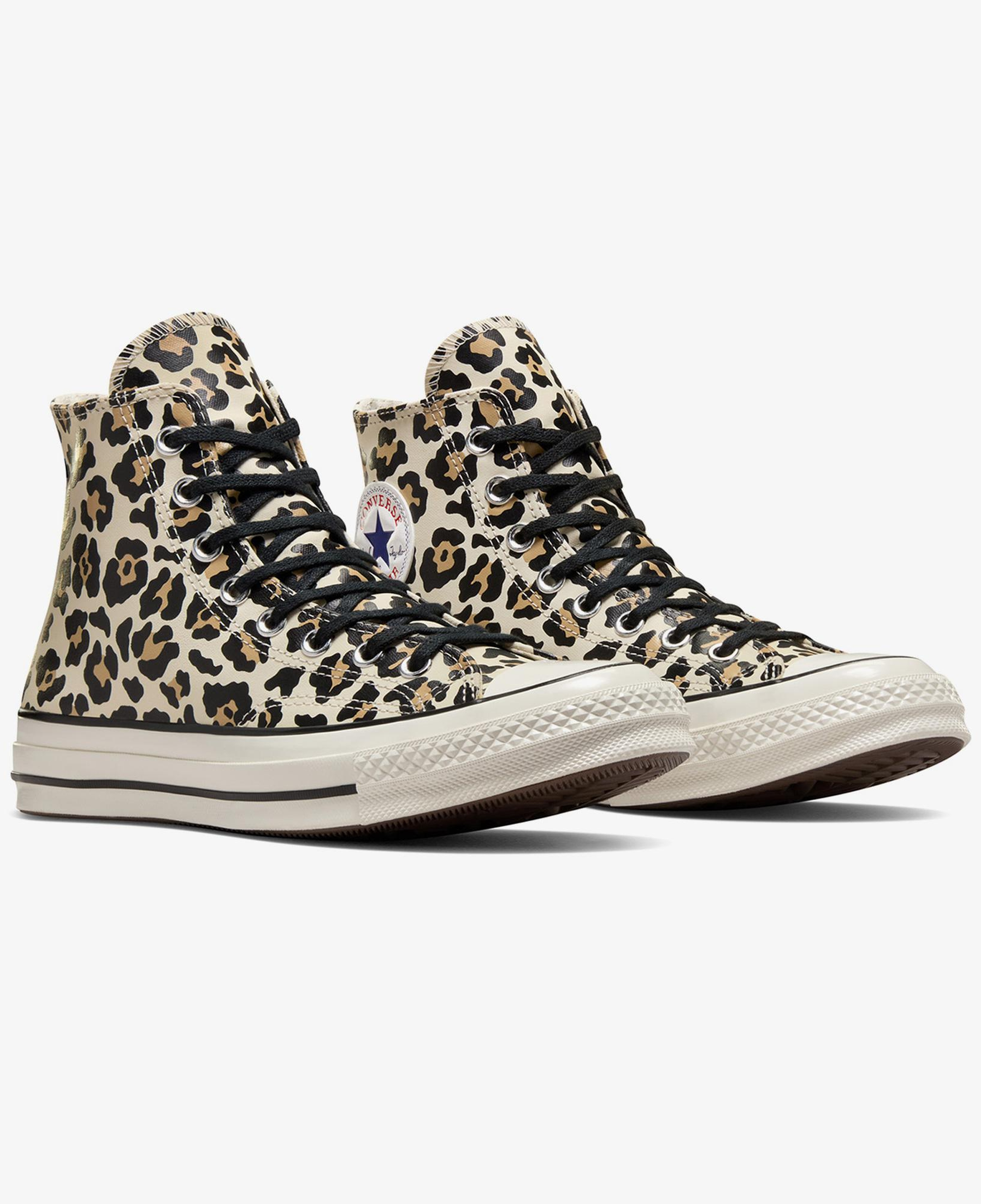 Converse Chuck 70 Leopard Print Unisex Krem Sneaker