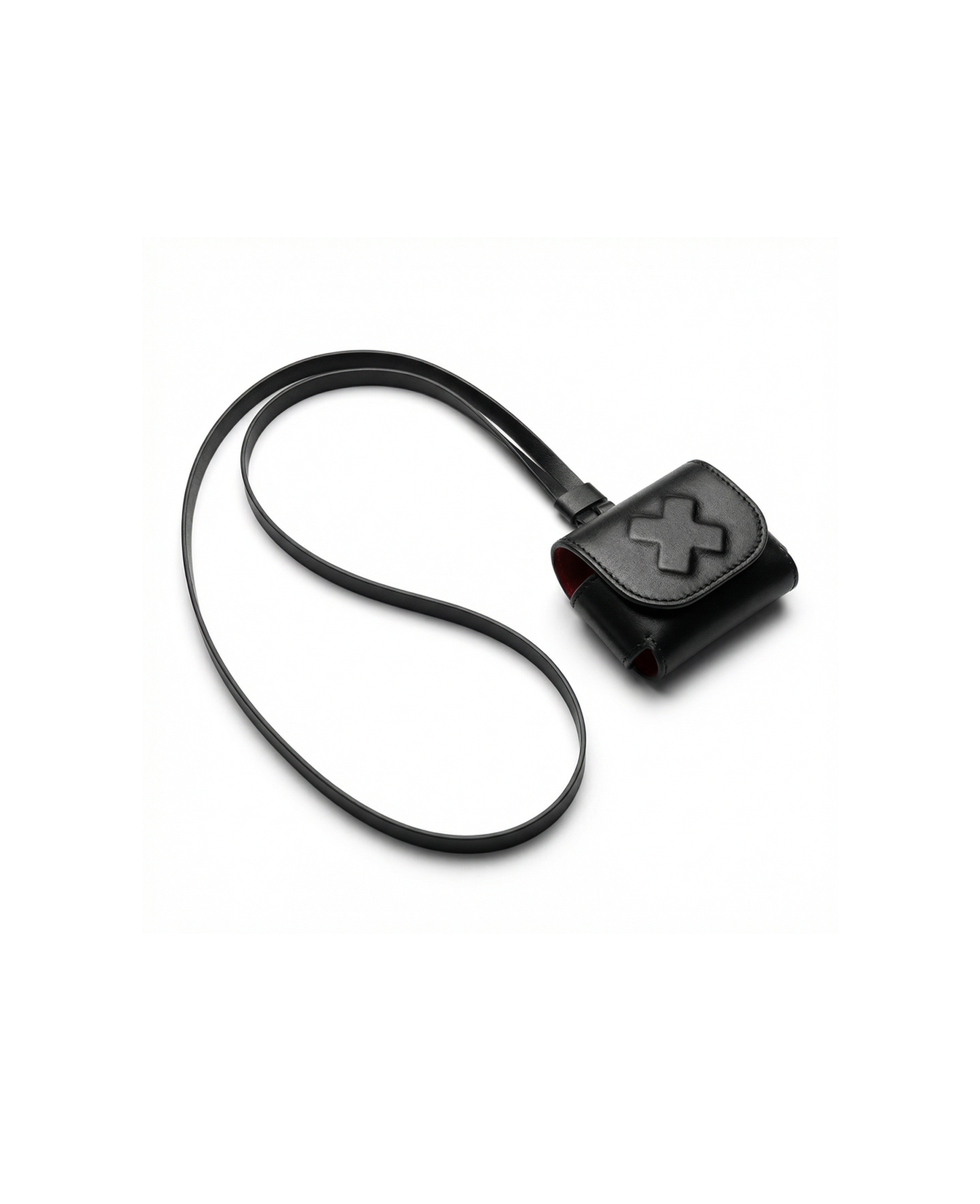 KeinxDesa Siyah Deri AirPods Kılıfı