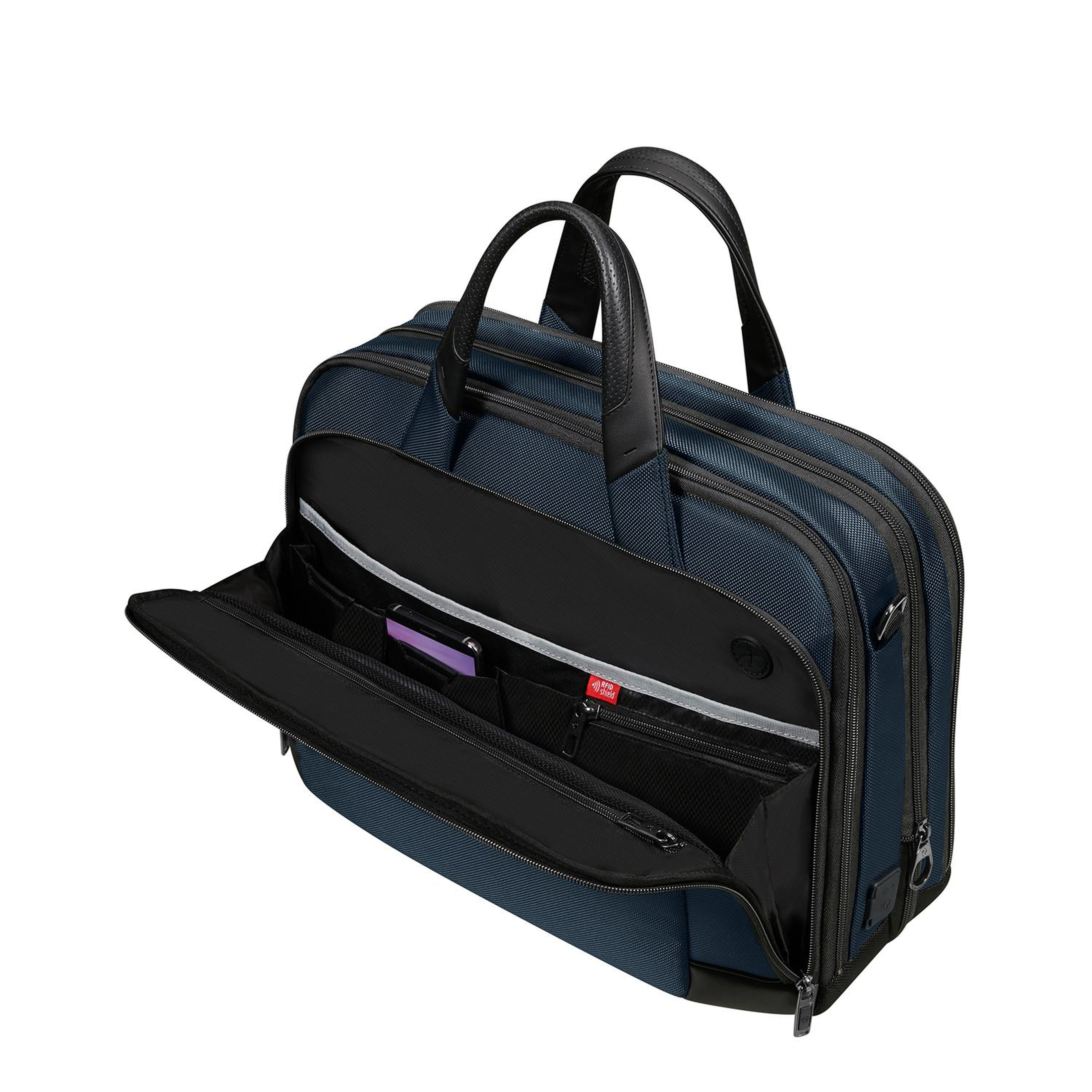 Samsonite Lacivert Pro-DLX - Körüklü Laptop/Evrak Çantası