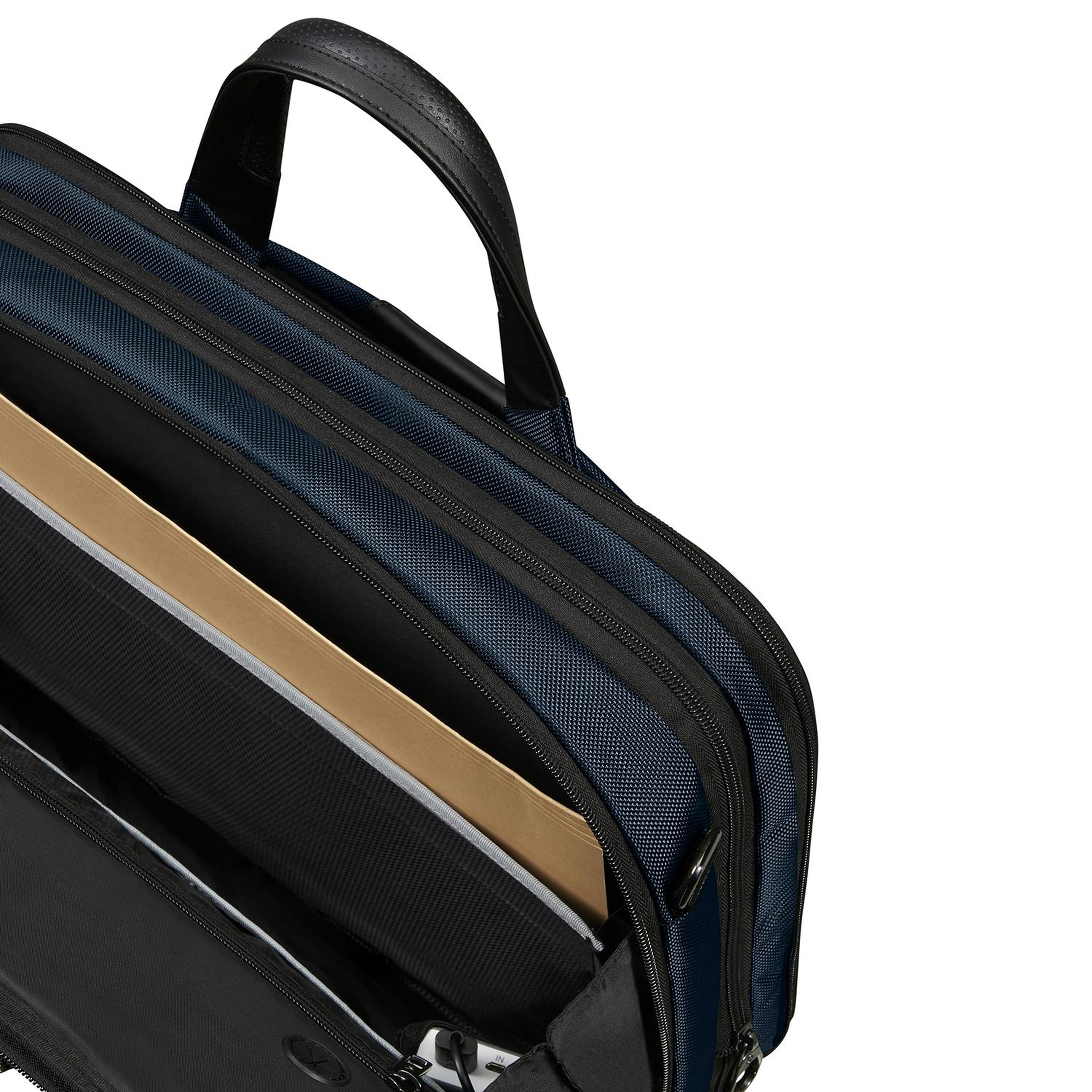 Samsonite Lacivert Pro-DLX - Körüklü Laptop/Evrak Çantası