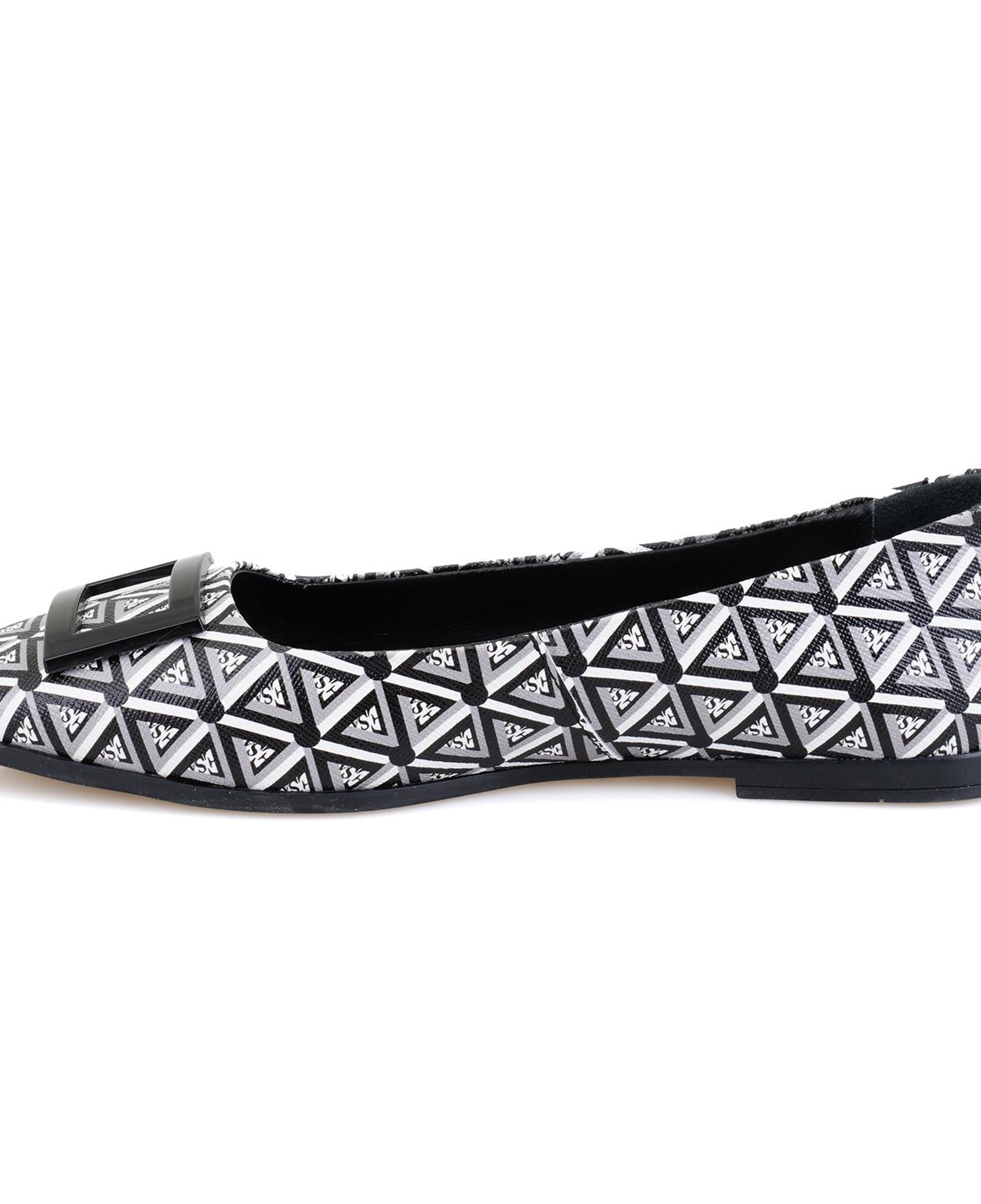 Kadın Siyah Monogram Babet