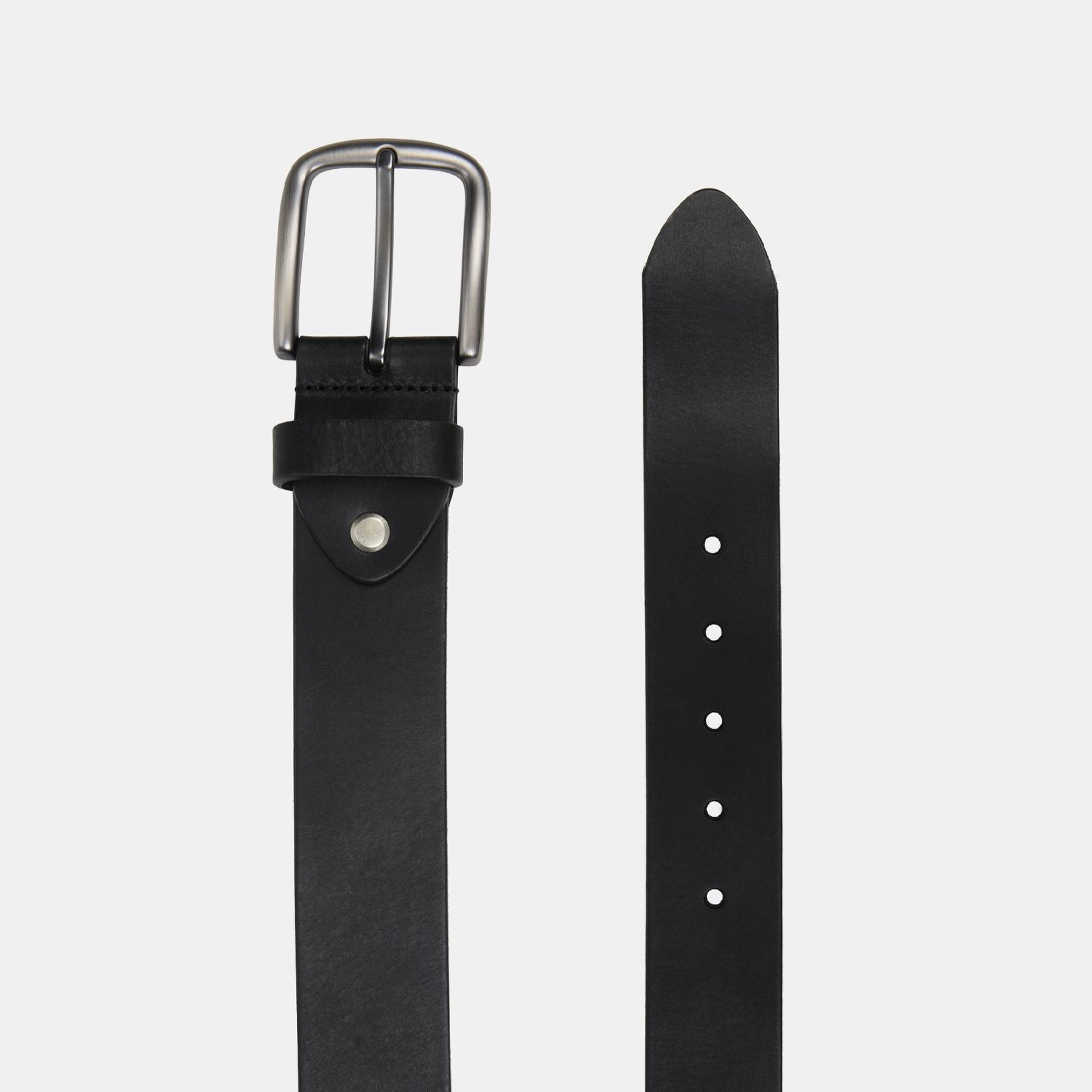 Erkek Siyah Spor Deri Kemer