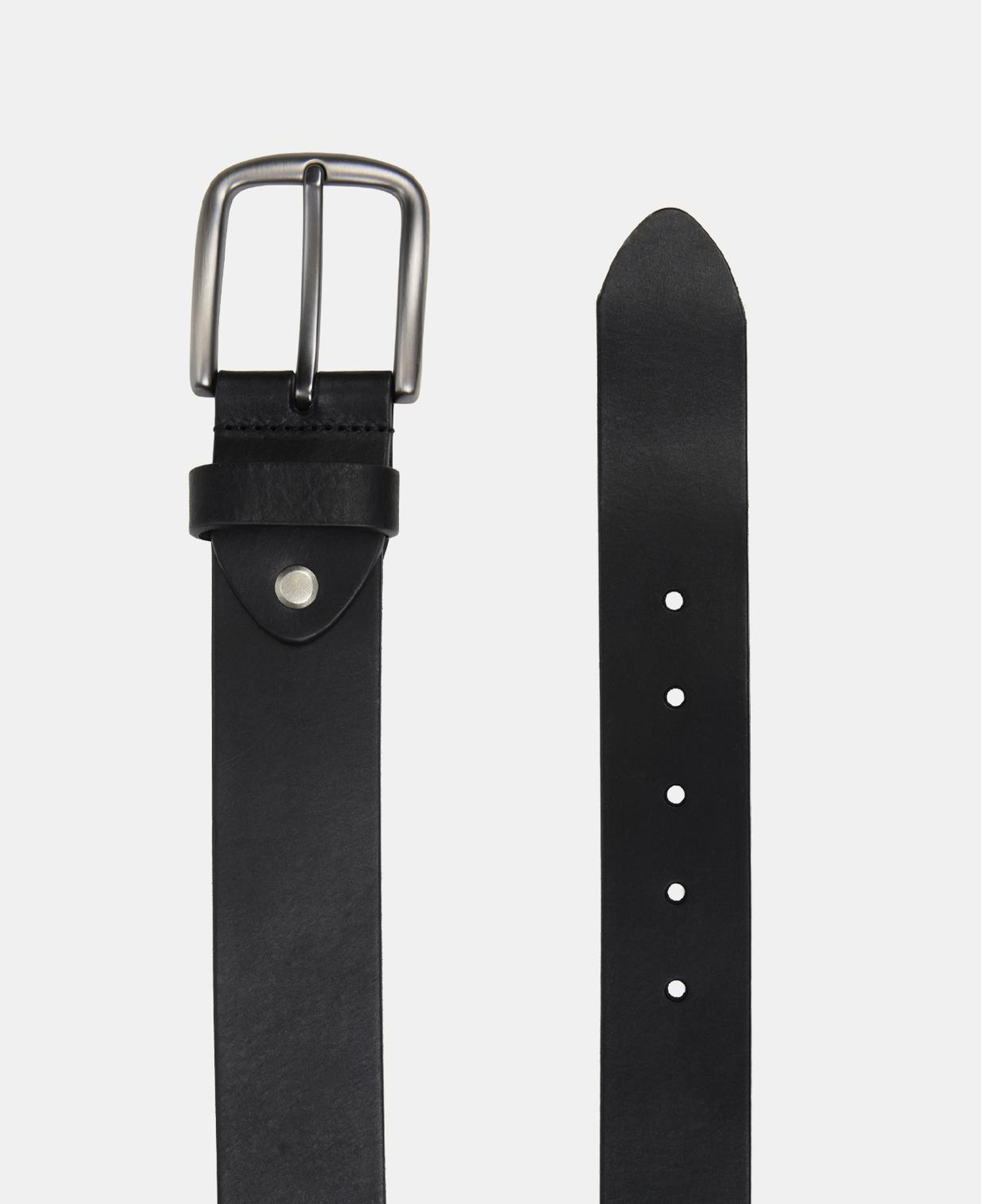 Erkek Siyah Spor Deri Kemer