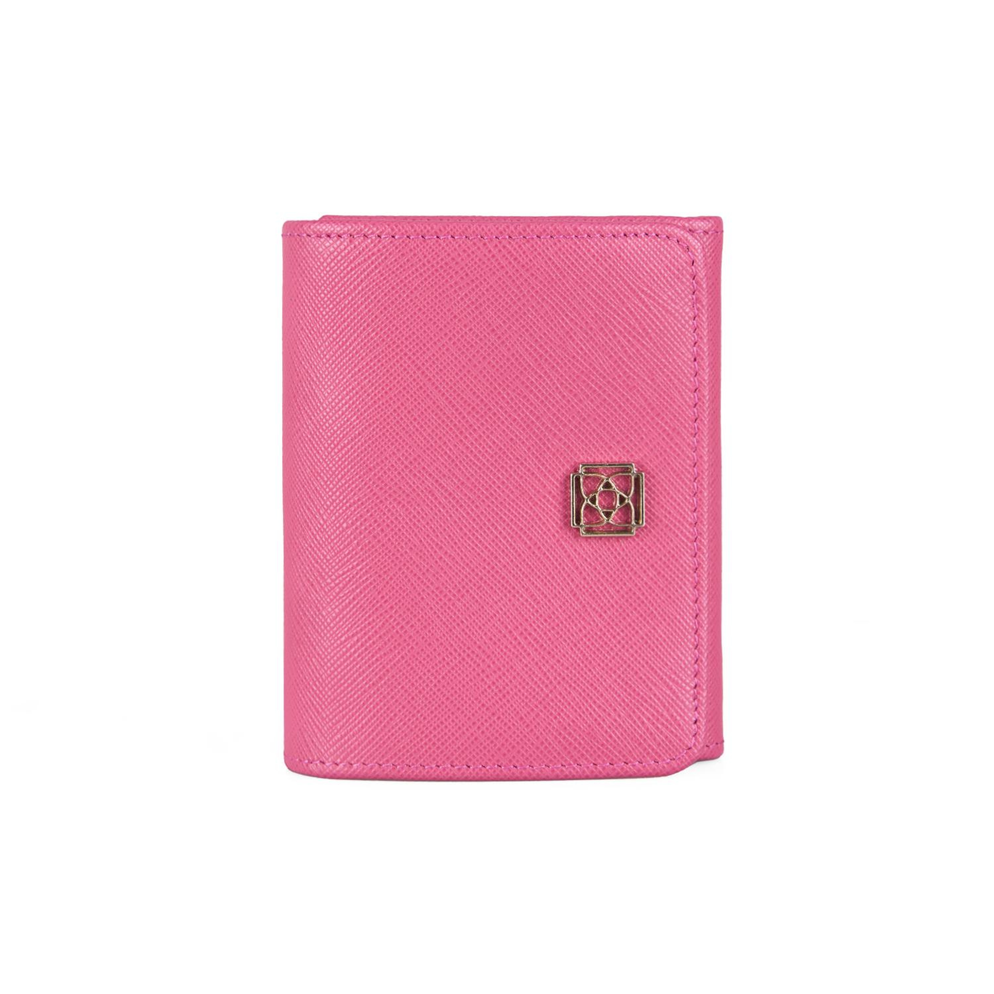 Kadın Pembe Deri Cüzdan