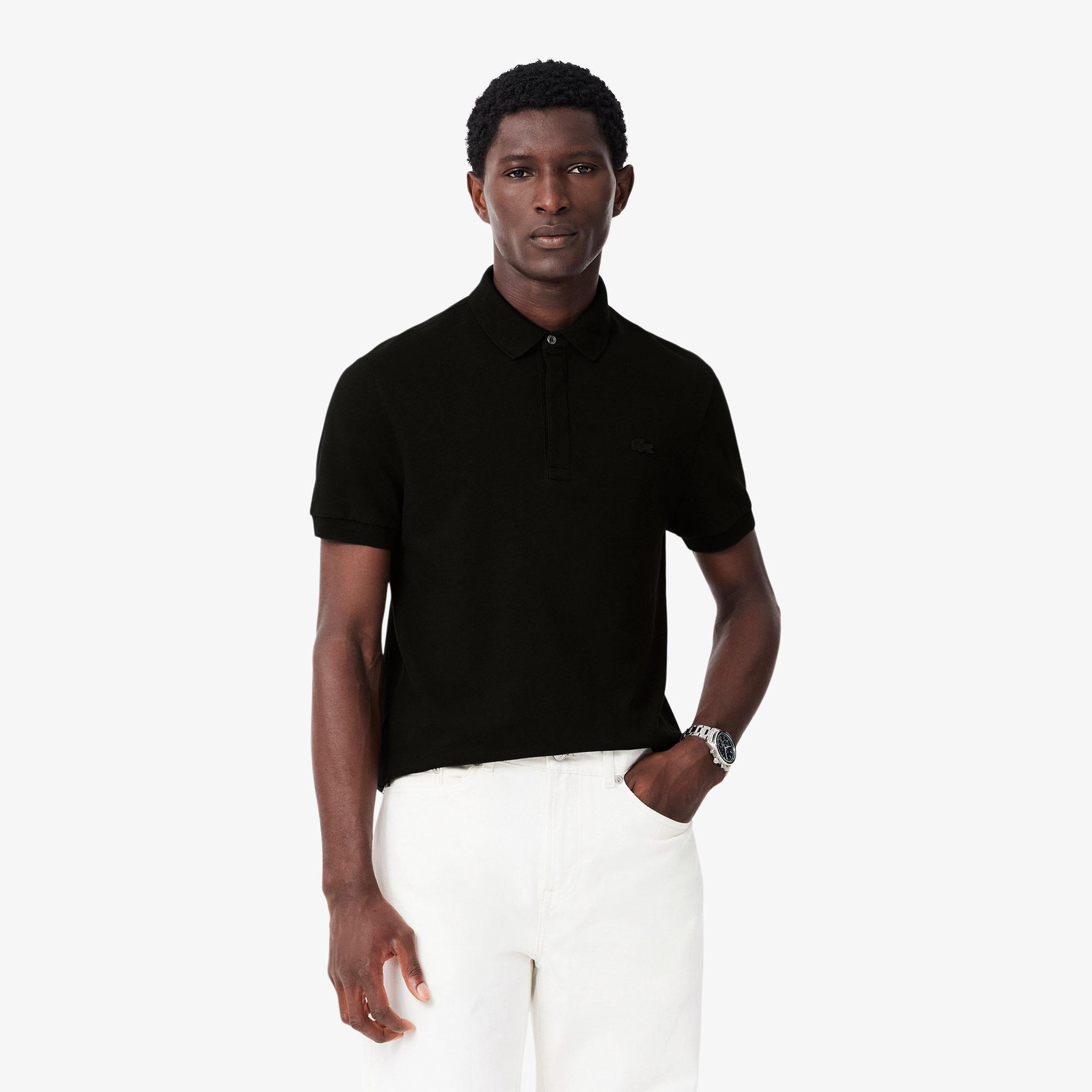 Lacoste Paris Erkek Regular Fit Siyah Polo