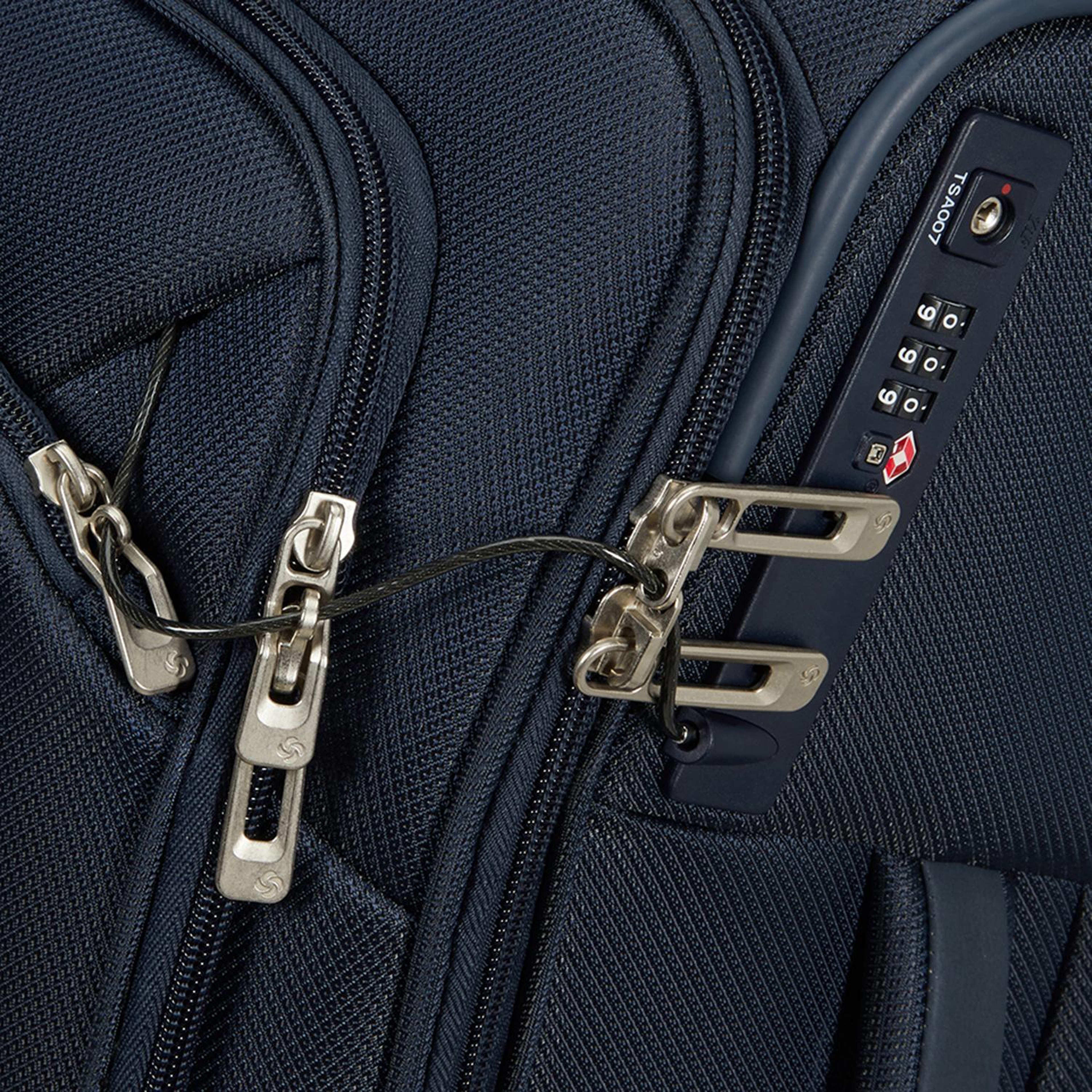 Samsonite Lacivert Spinner Respark 4 Tekerlekli 55 cm Kabin Boy Valiz