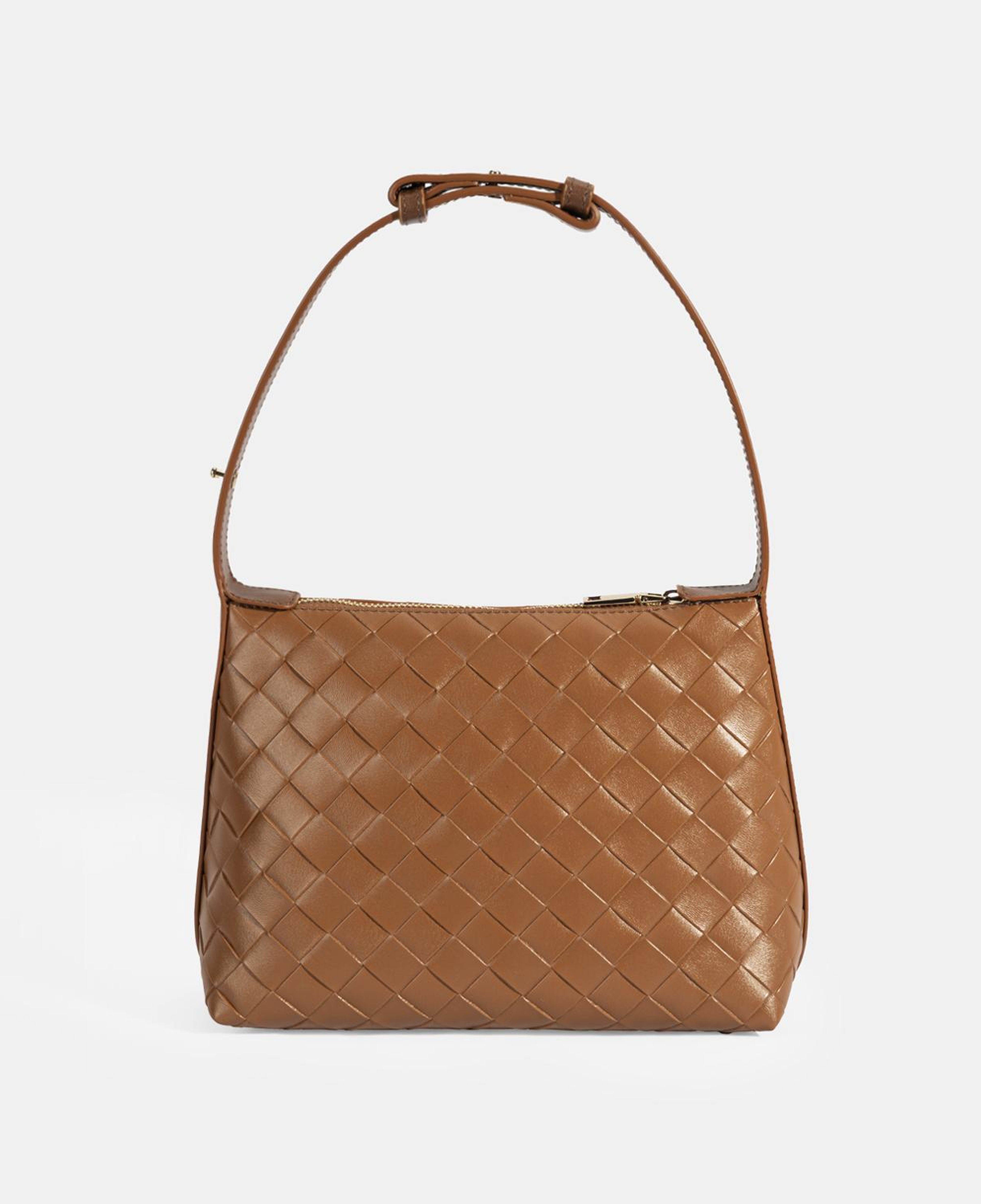 Kadın Taba Örgü Baskılı El Çantası