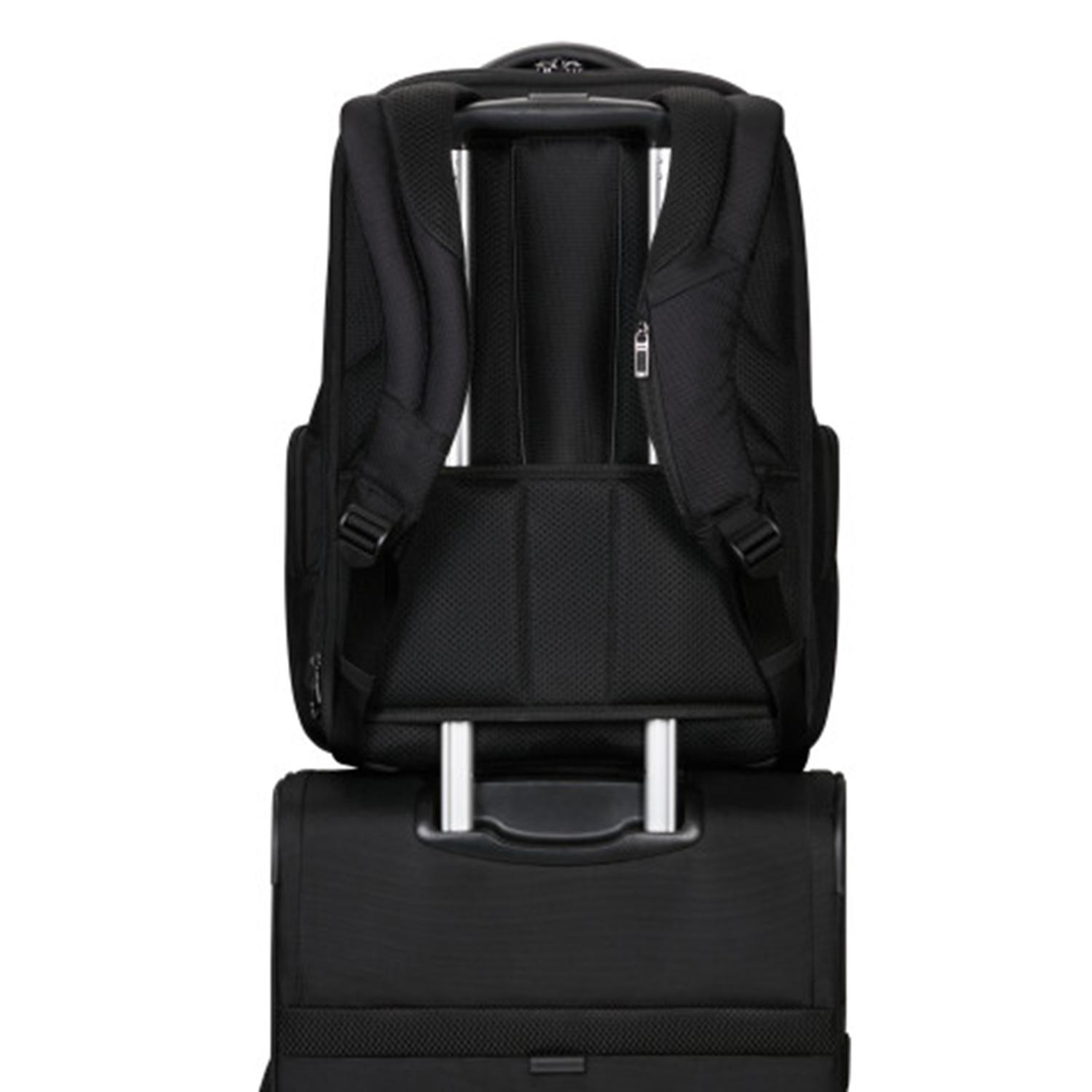 Samsonite Siyah Pro-Dlx - Körüklü Sırt Çantası 17.3"