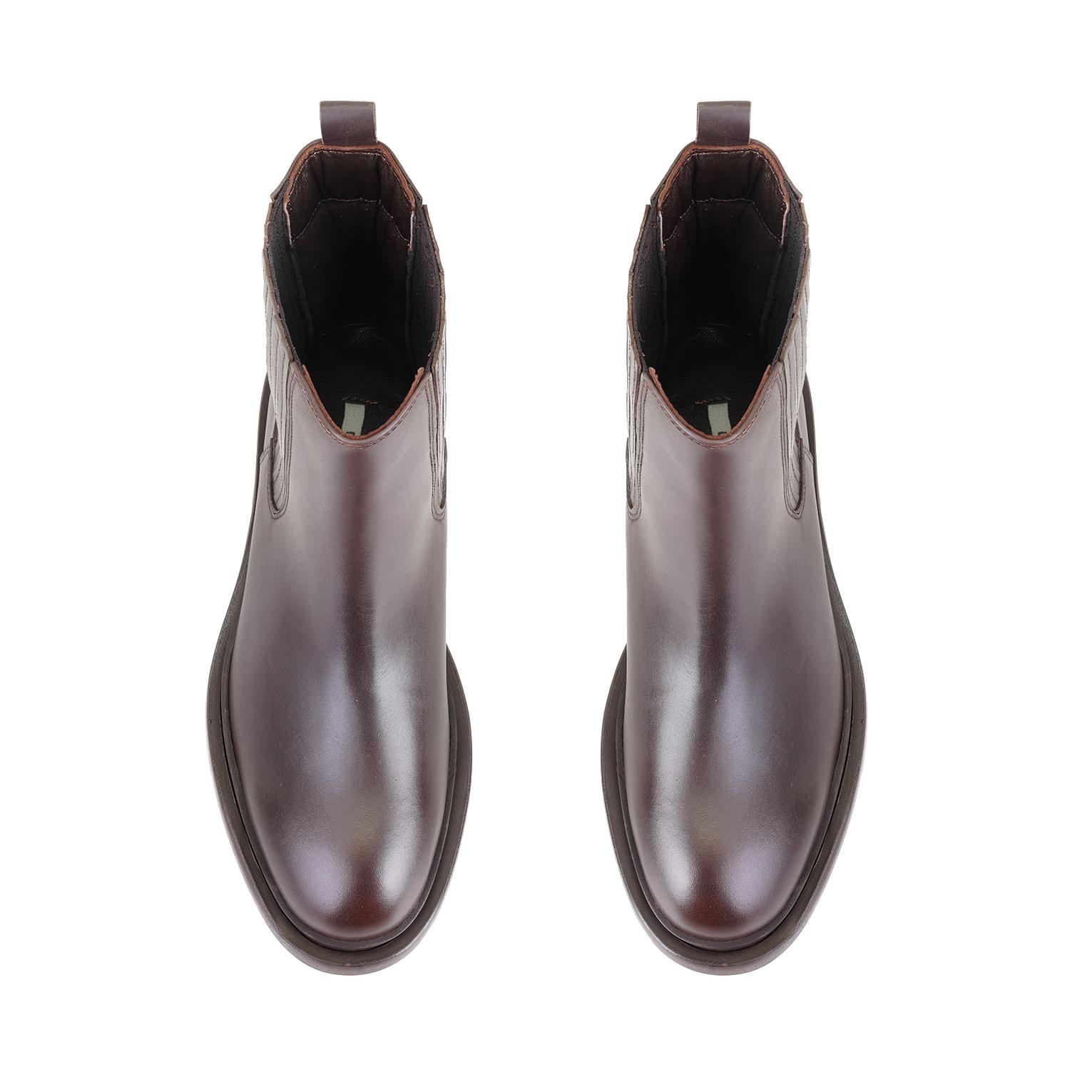 Luana Kahve Kadın Deri Bot