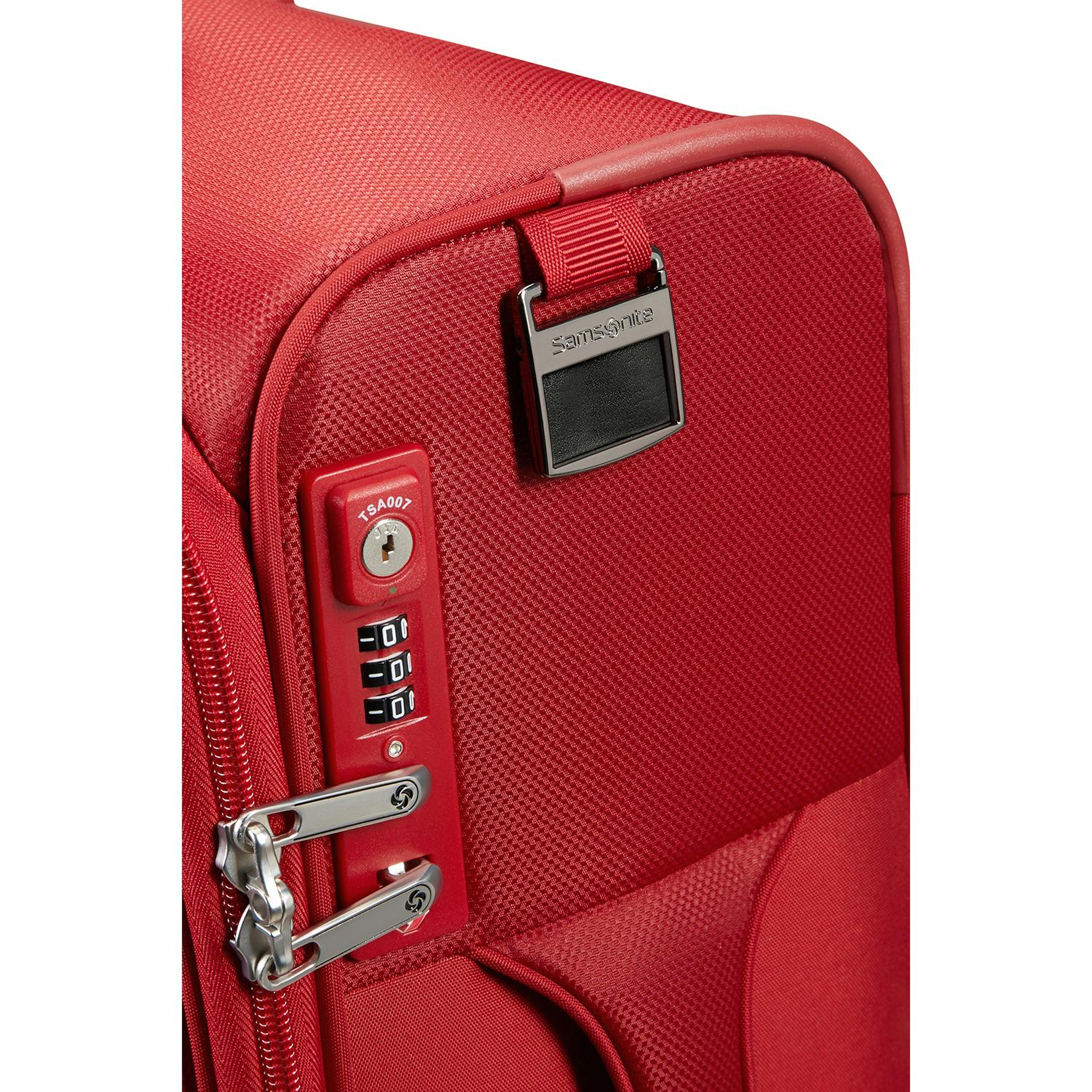 Samsonite Kırmızı D'lite - 4 Tekerlekli Körüklü Büyük Boy Valiz 71cm