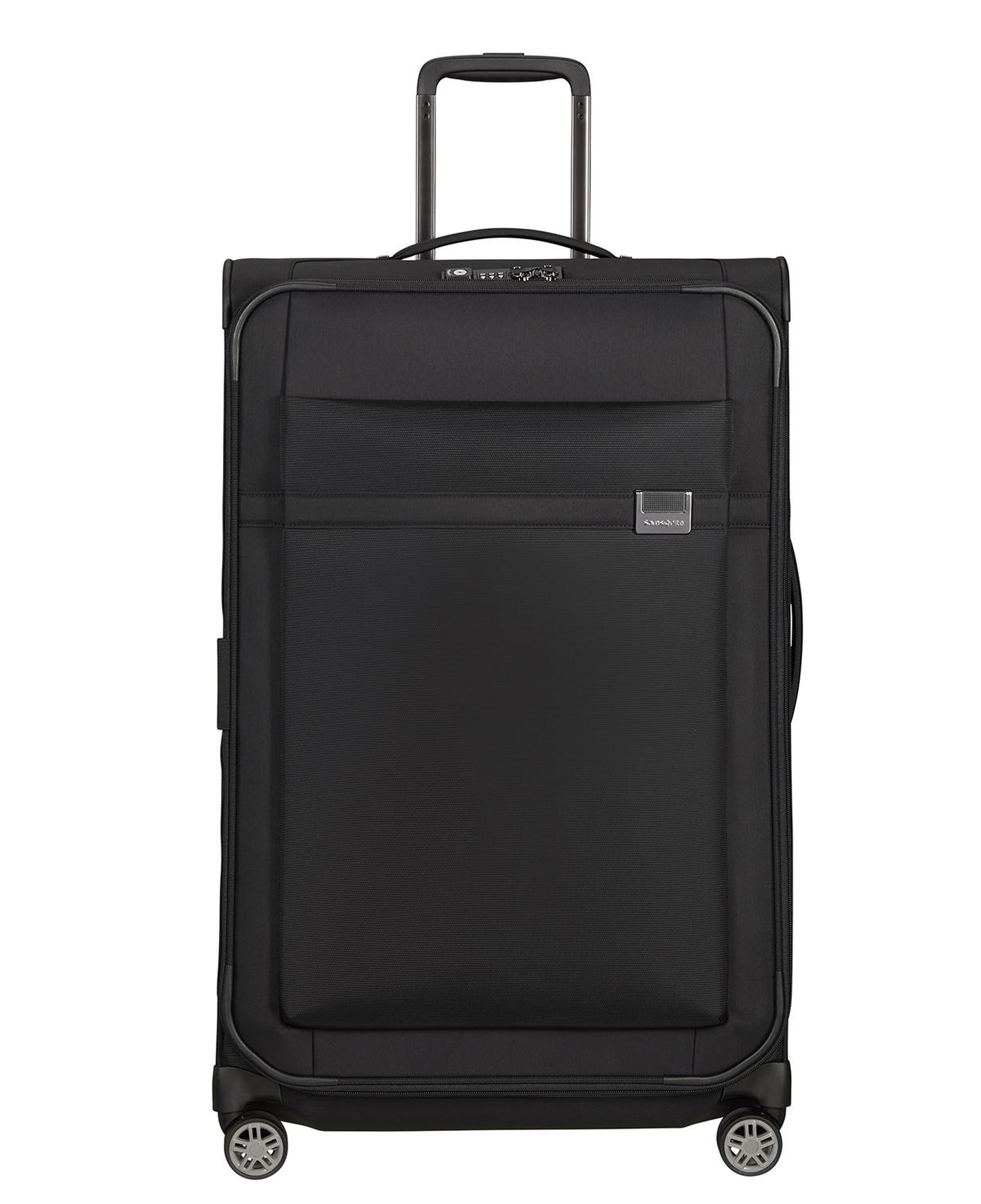 Samsonite Siyah Aırea - 4 Tekerlekli Spinner Körüklü Büyük Boy Valiz 78 Cm