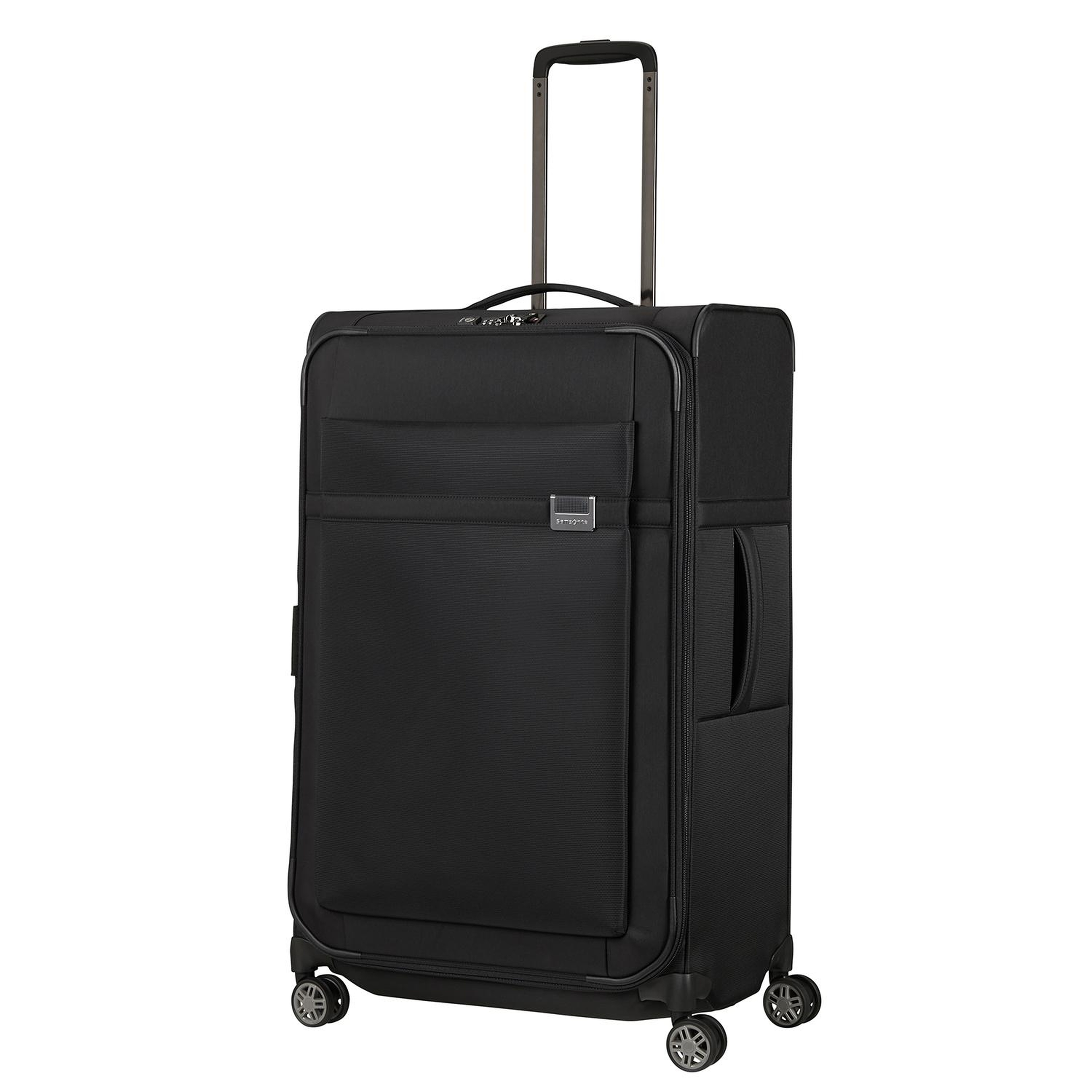 Samsonite Siyah Aırea - 4 Tekerlekli Spinner Körüklü Büyük Boy Valiz 78 Cm