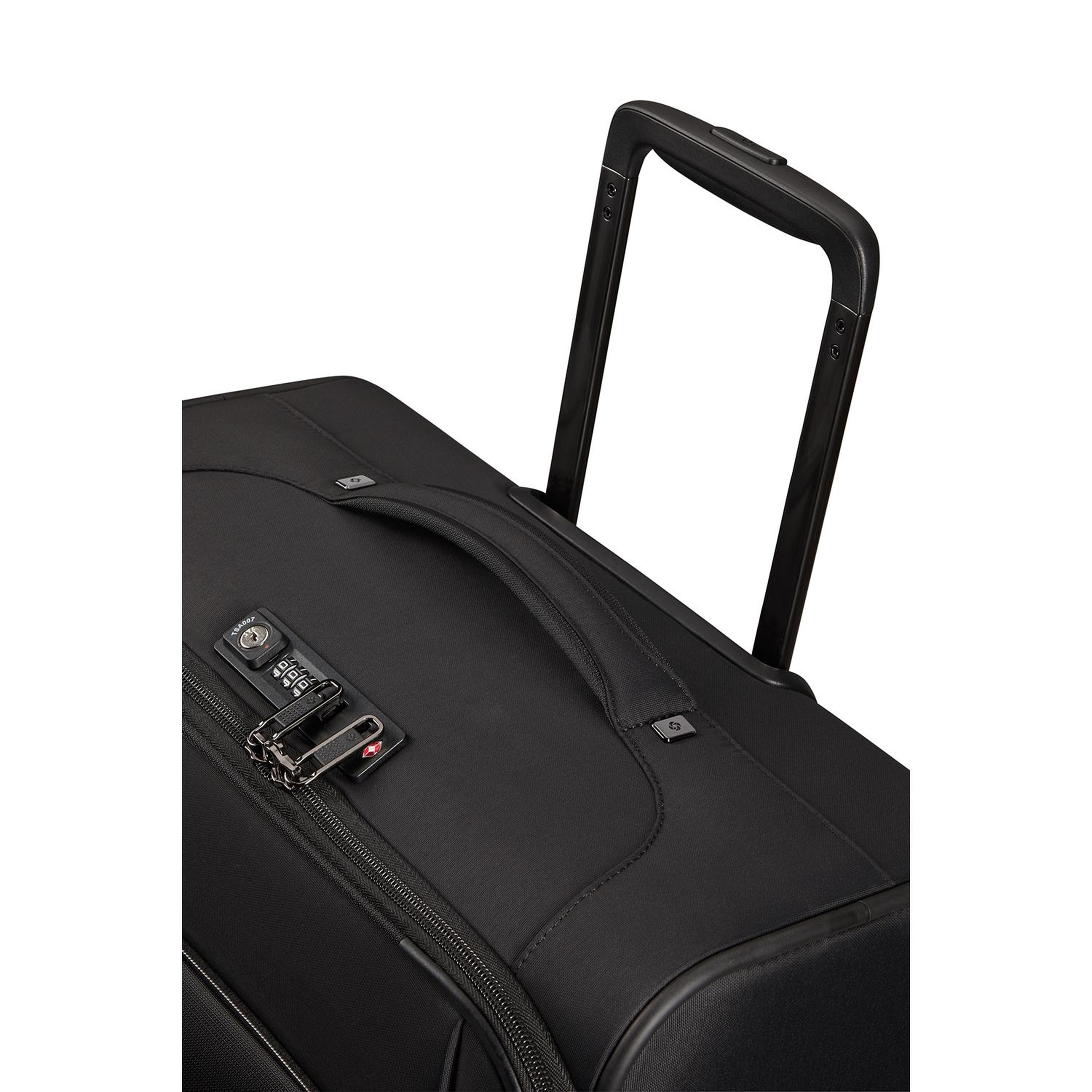 Samsonite Siyah Aırea - 4 Tekerlekli Spinner Körüklü Büyük Boy Valiz 78 Cm