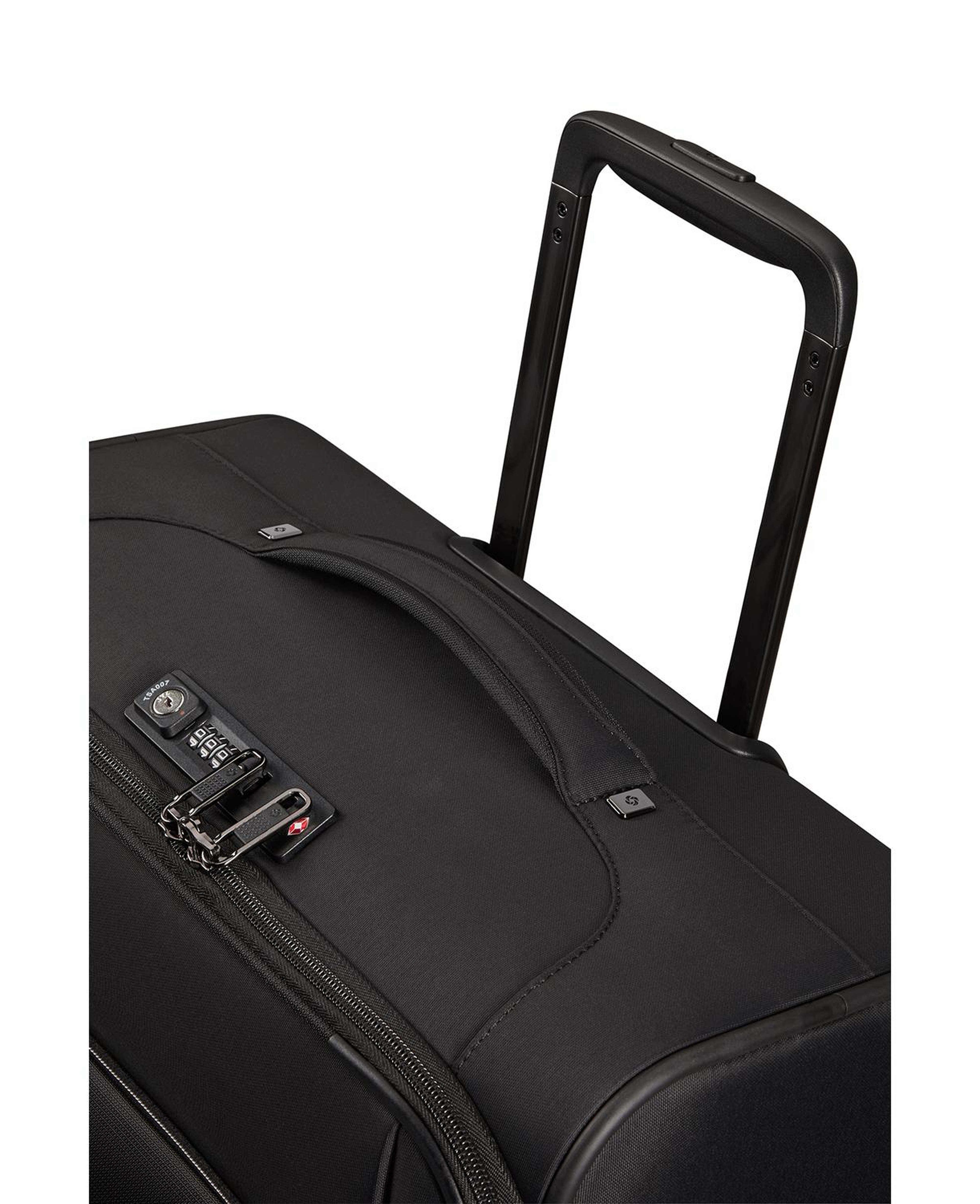 Samsonite Siyah Aırea - 4 Tekerlekli Spinner Körüklü Büyük Boy Valiz 78 Cm