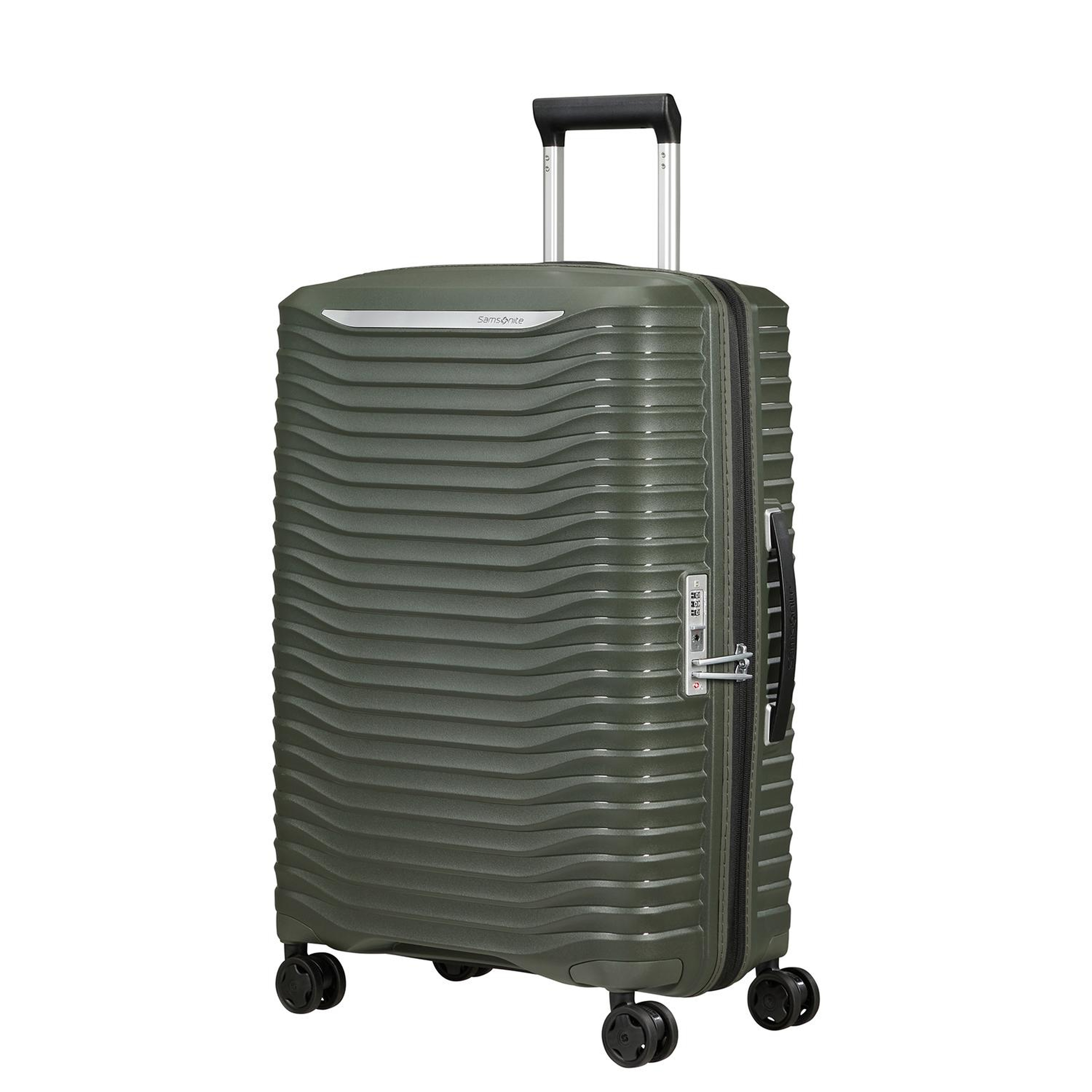 Samsonite Yeşil Spinner Upscape Körüklü 68/25 Orta Boy Valiz