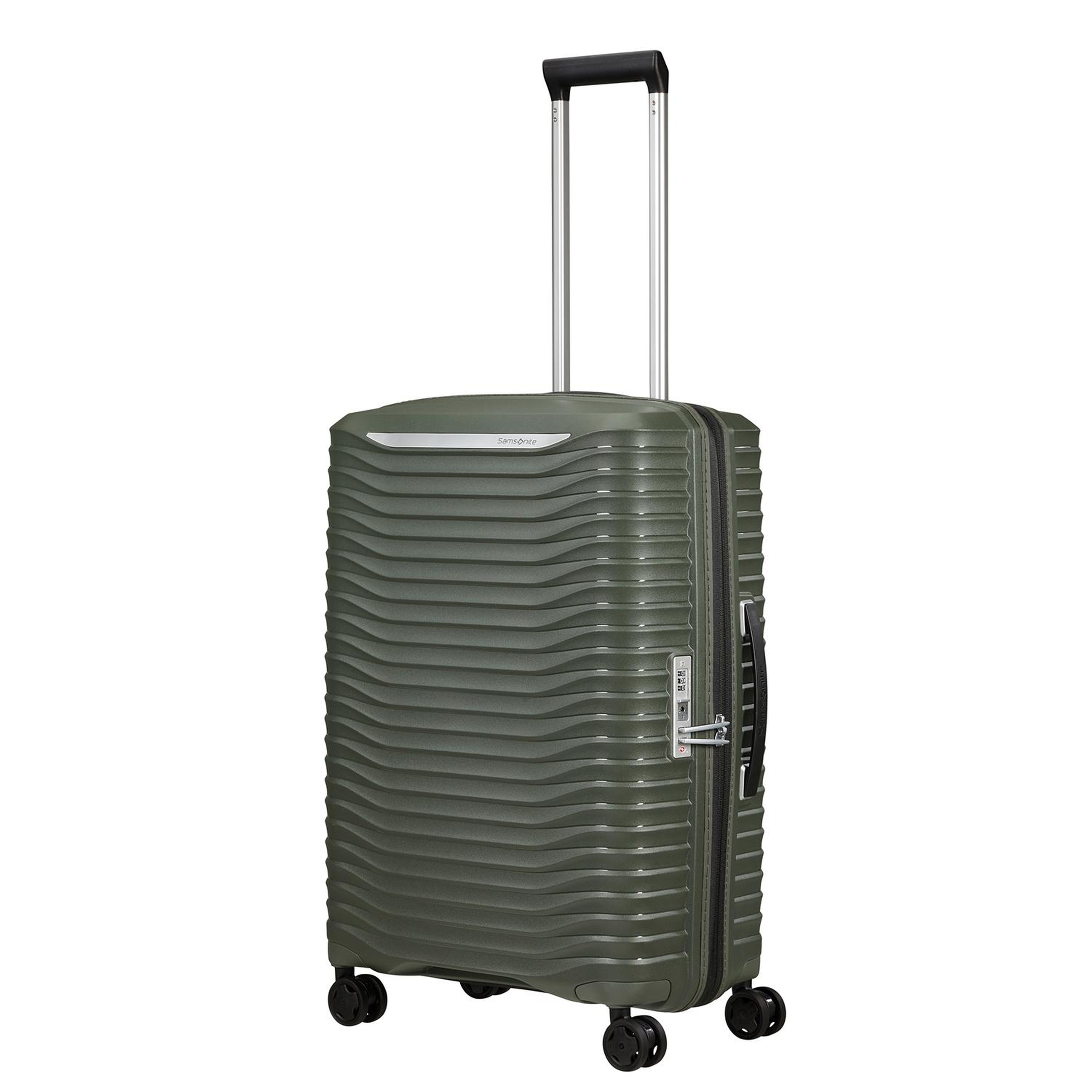 Samsonite Yeşil Spinner Upscape Körüklü 68/25 Orta Boy Valiz