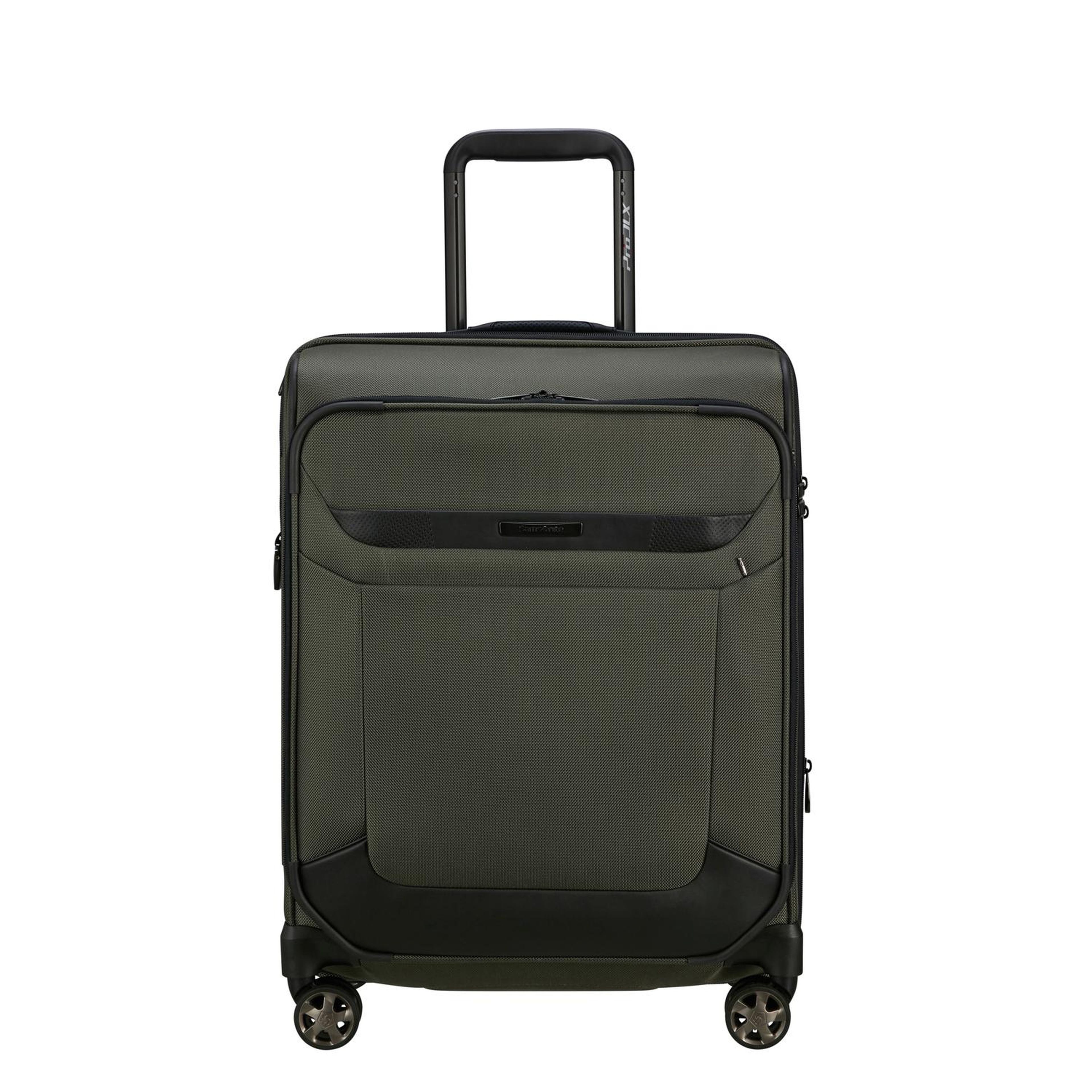 Samsonite Yeşil Pro-Dlx-6 Spinner - Körüklü 4 Tekerlekli Kabin Boy Valiz 55 cm