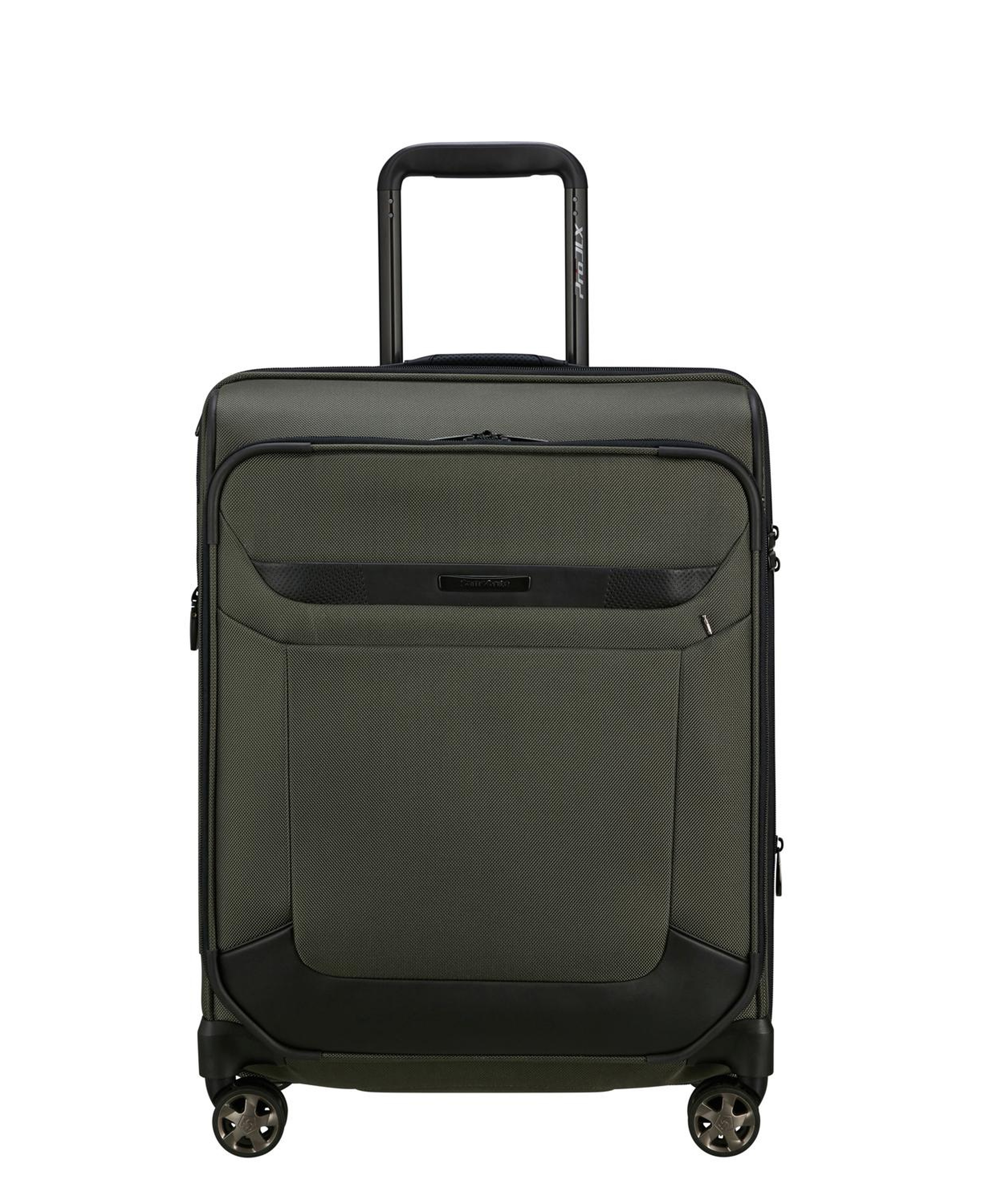 Samsonite Yeşil Pro-Dlx-6 Spinner - Körüklü 4 Tekerlekli Kabin Boy Valiz 55 cm