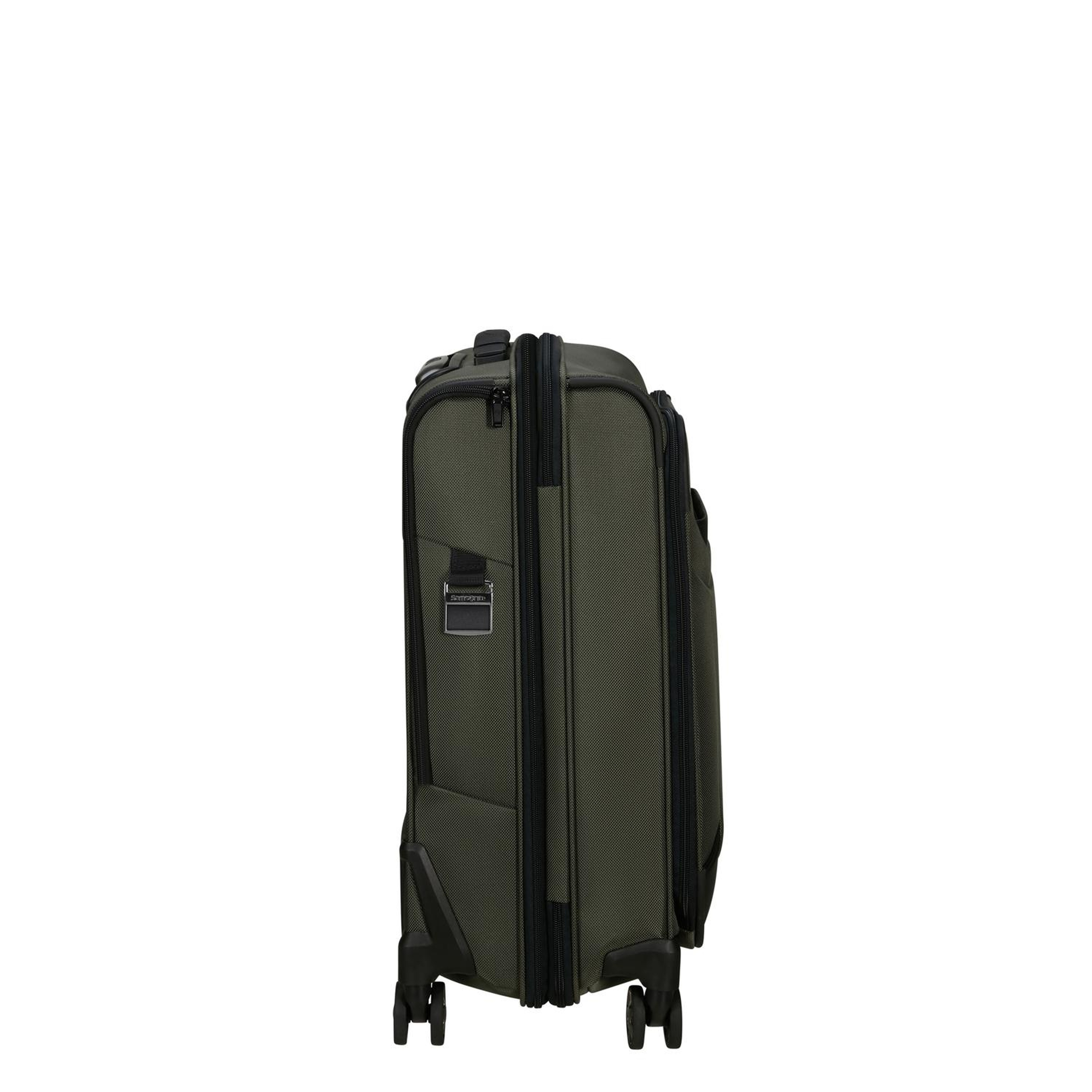 Samsonite Yeşil Pro-Dlx-6 Spinner - Körüklü 4 Tekerlekli Kabin Boy Valiz 55 cm