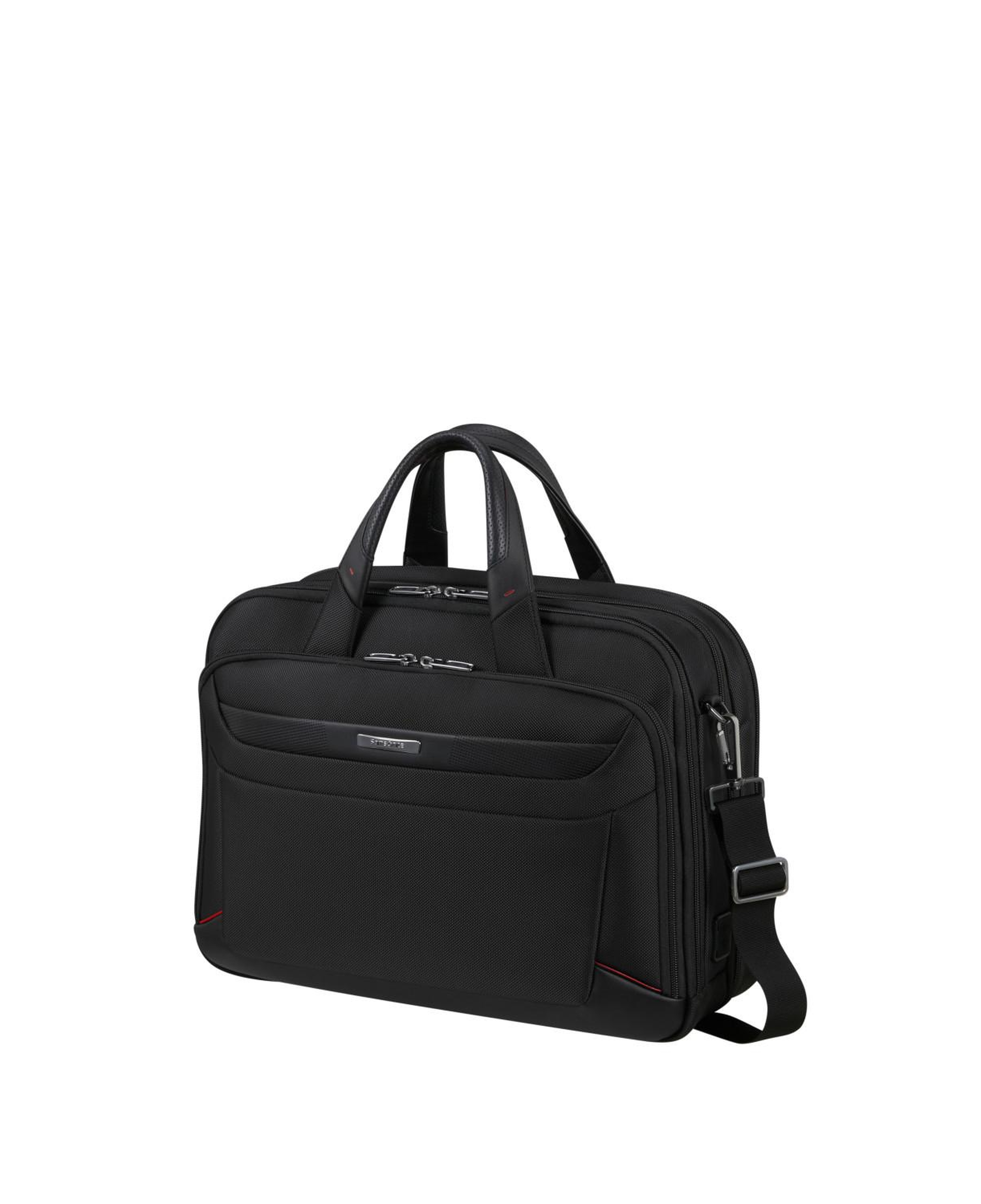 Samsonite Siyah Pro-Dlx 6 - Körüklü Evrak/Laptop Çantası
