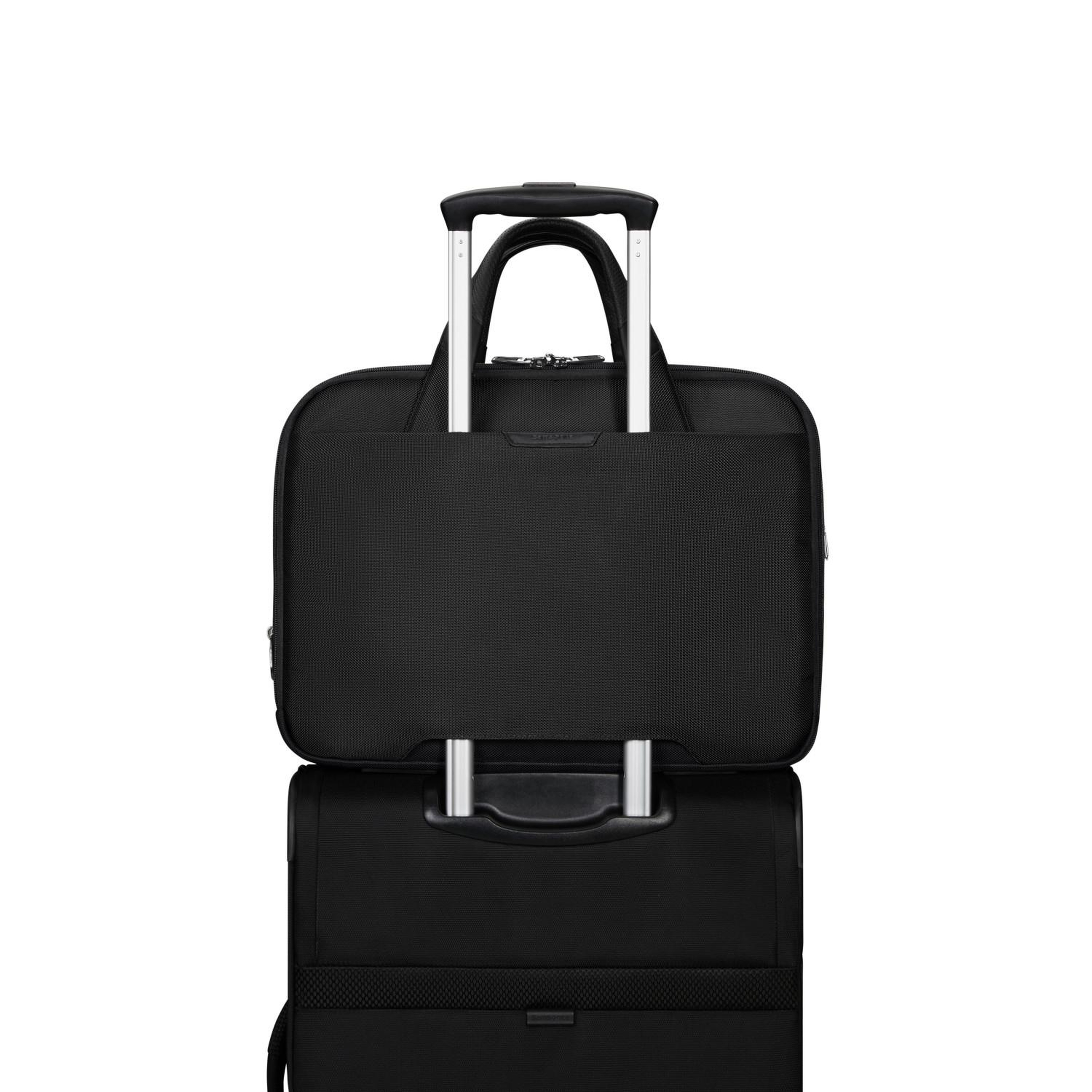 Samsonite Siyah Pro-Dlx 6 - Körüklü Evrak/Laptop Çantası