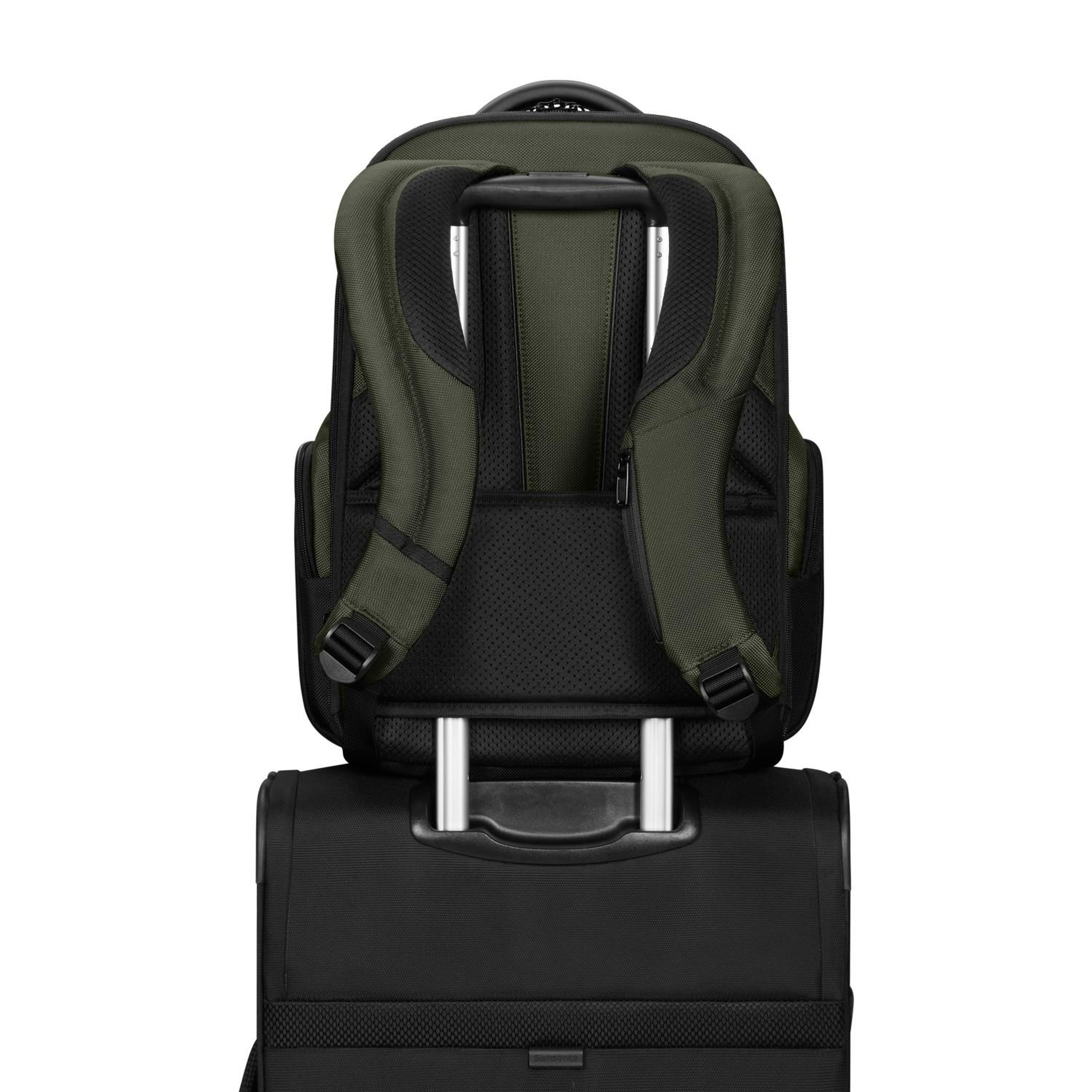 Samsonite Yeşil Pro-DLX 6 - Körüklü Sırt Çantası 15.6"