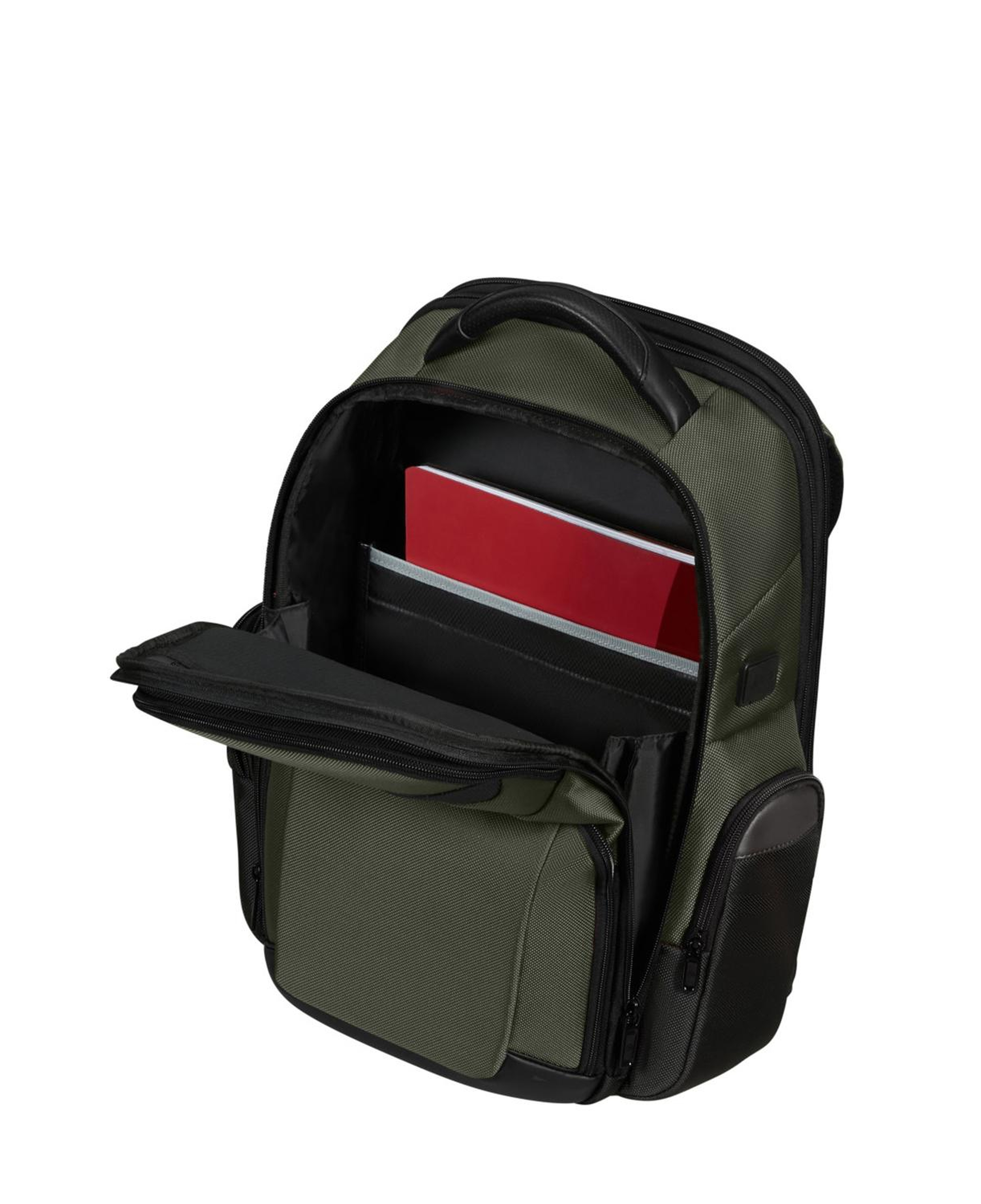 Samsonite Yeşil Pro-DLX 6 - Körüklü Sırt Çantası 15.6"