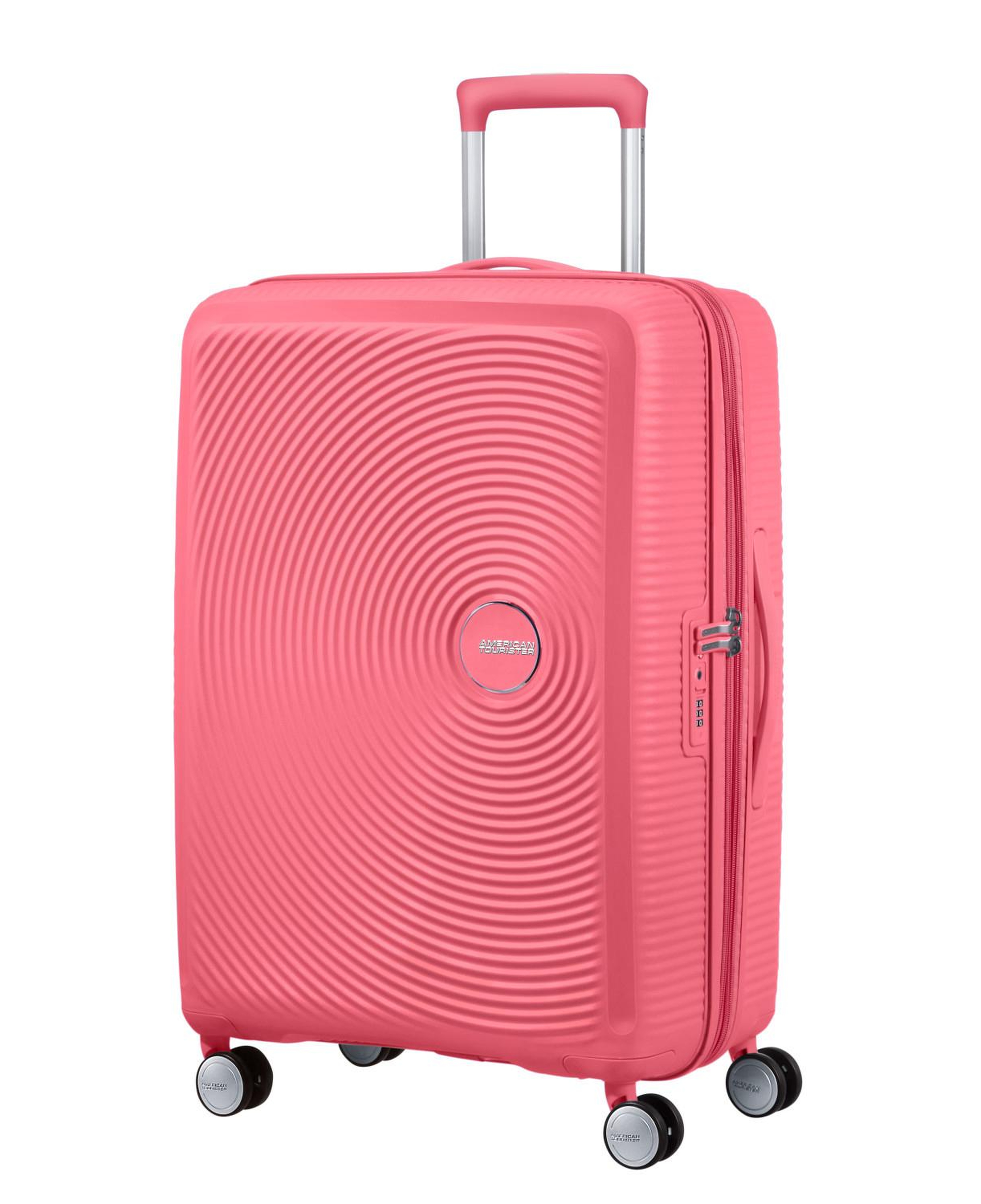 American Tourister Pembe Soundbox - Körüklü 67 cm Orta Boy Sert Valiz