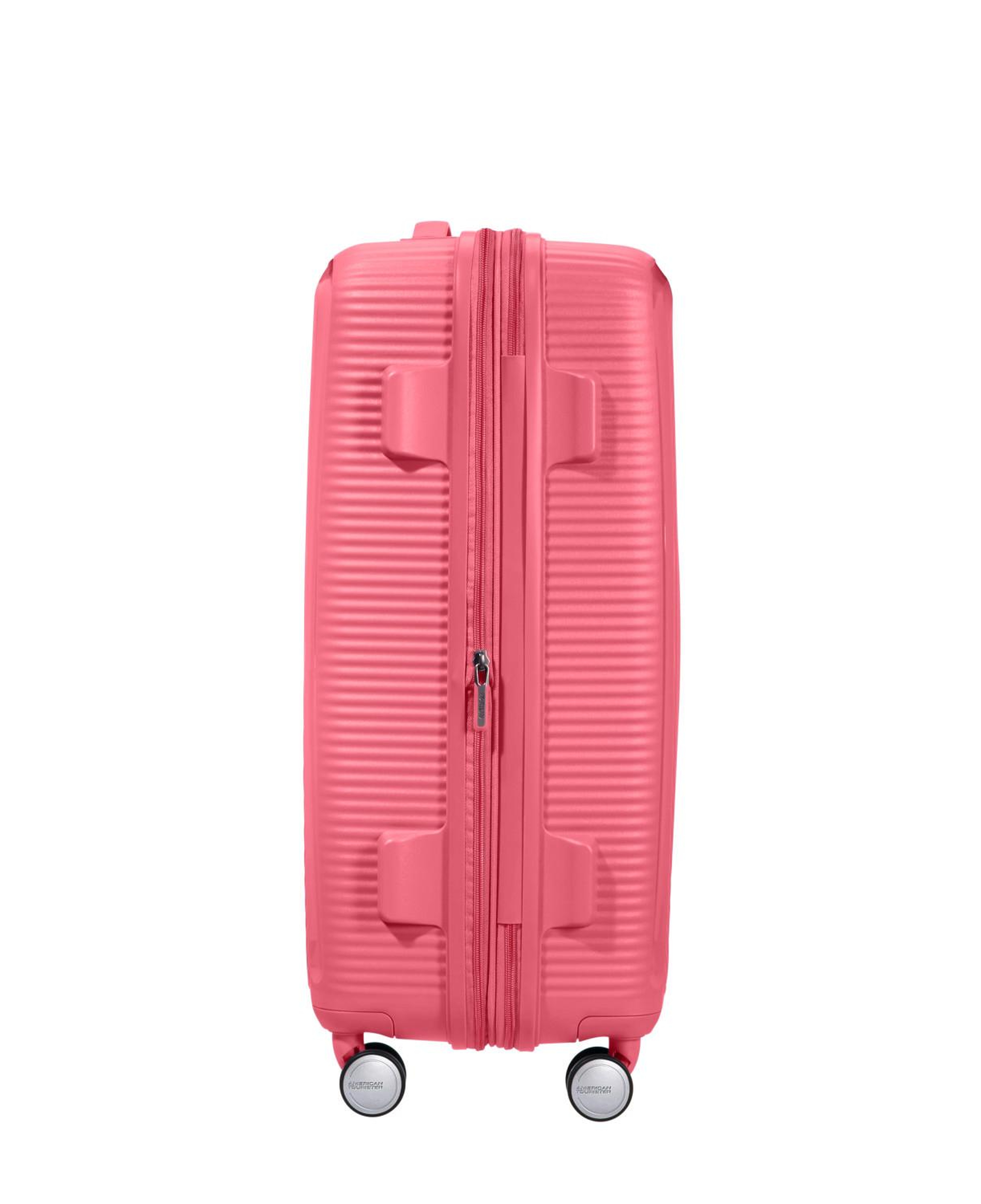 American Tourister Pembe Soundbox - Körüklü 67 cm Orta Boy Sert Valiz