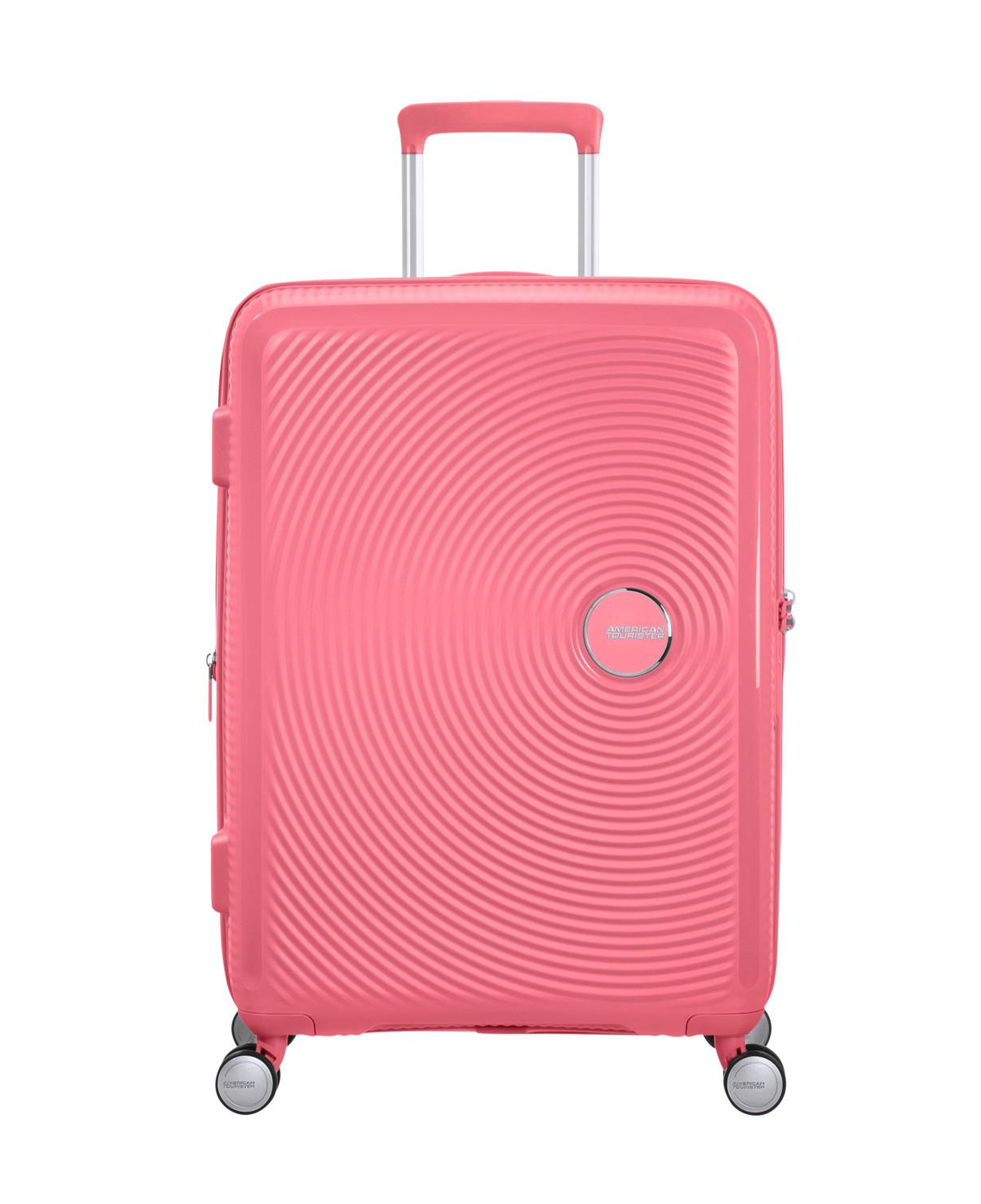 American Tourister Pembe Soundbox - Körüklü 67 cm Orta Boy Sert Valiz
