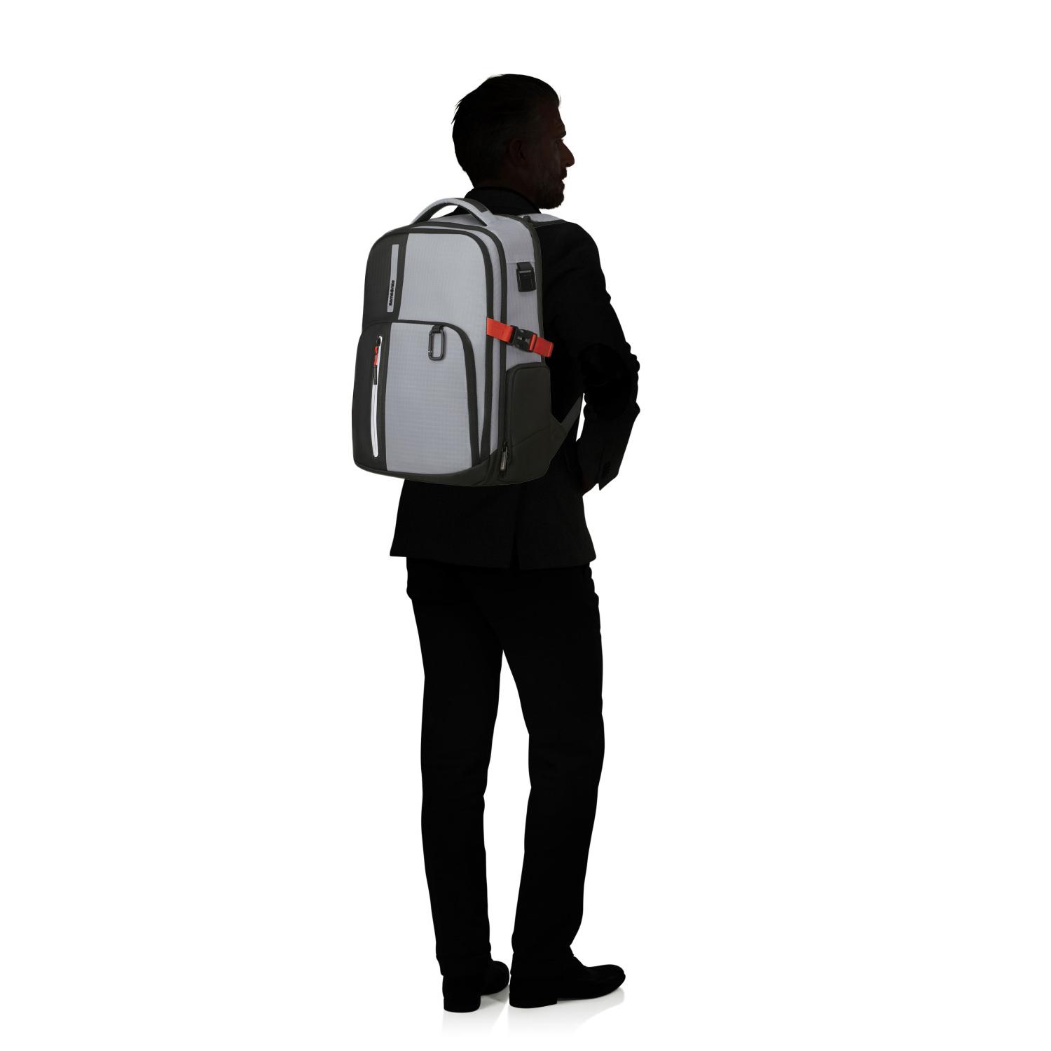 Samsonite Gri Biz2go - Laptop Sırt Çantası 15.6''