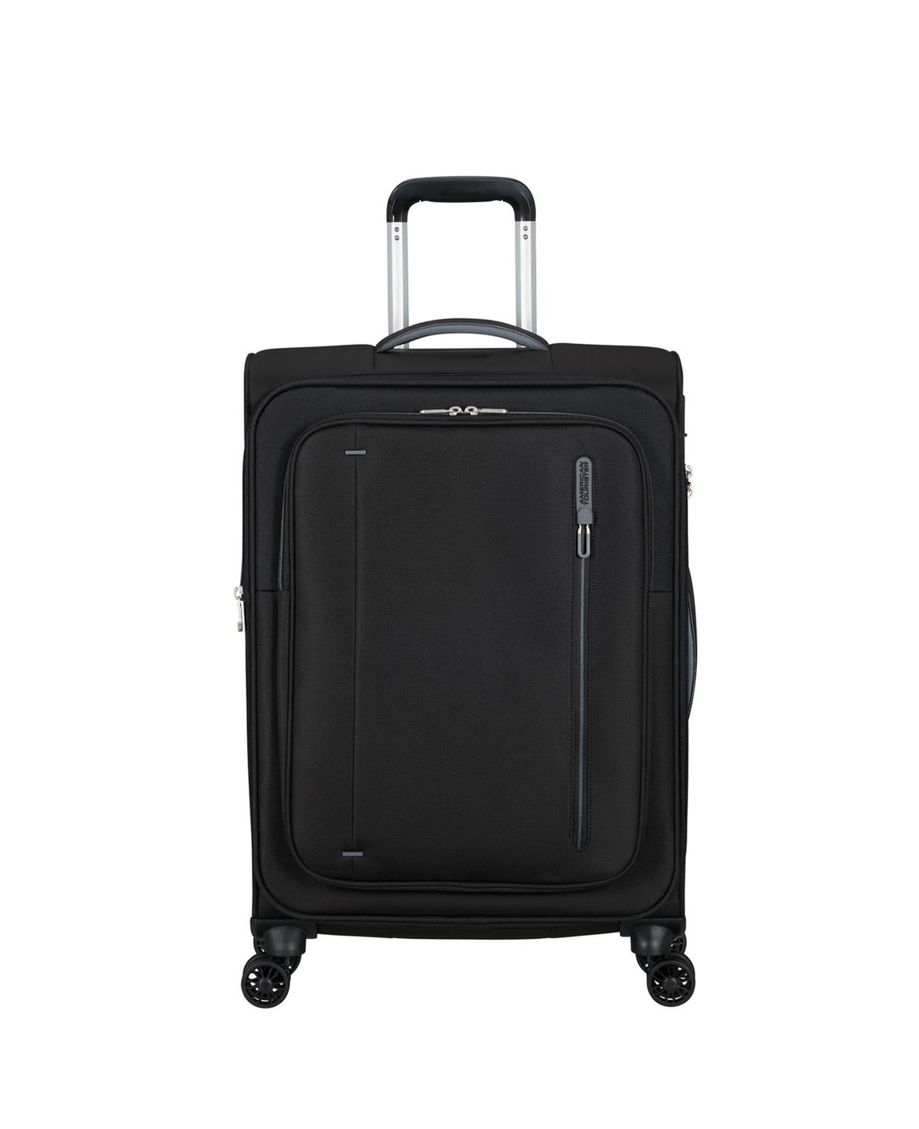 American Tourister Siyah Cloudrider 4 Tekerlekli Orta Boy Valiz 67 cm