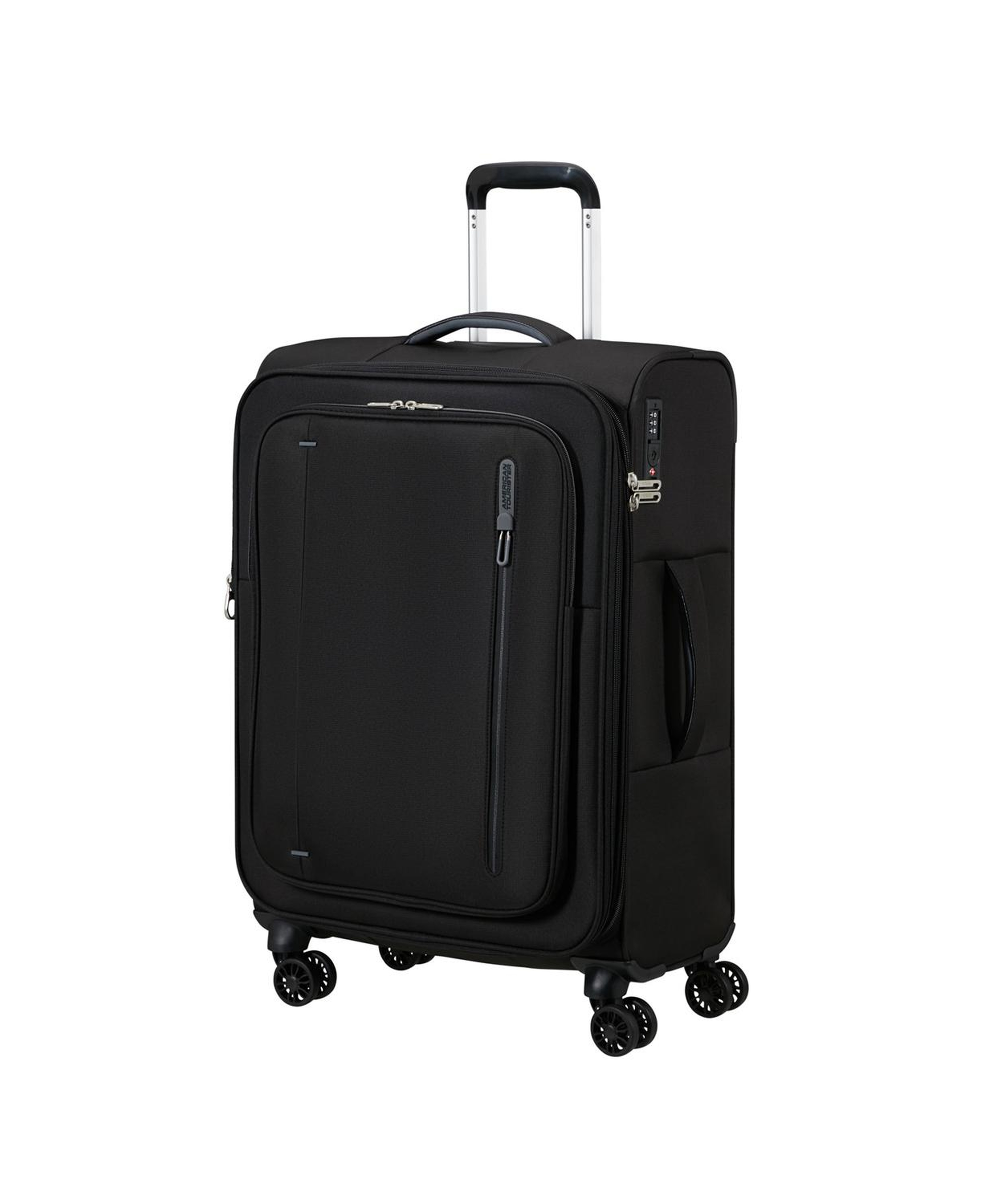 American Tourister Siyah Cloudrider 4 Tekerlekli Orta Boy Valiz 67 cm