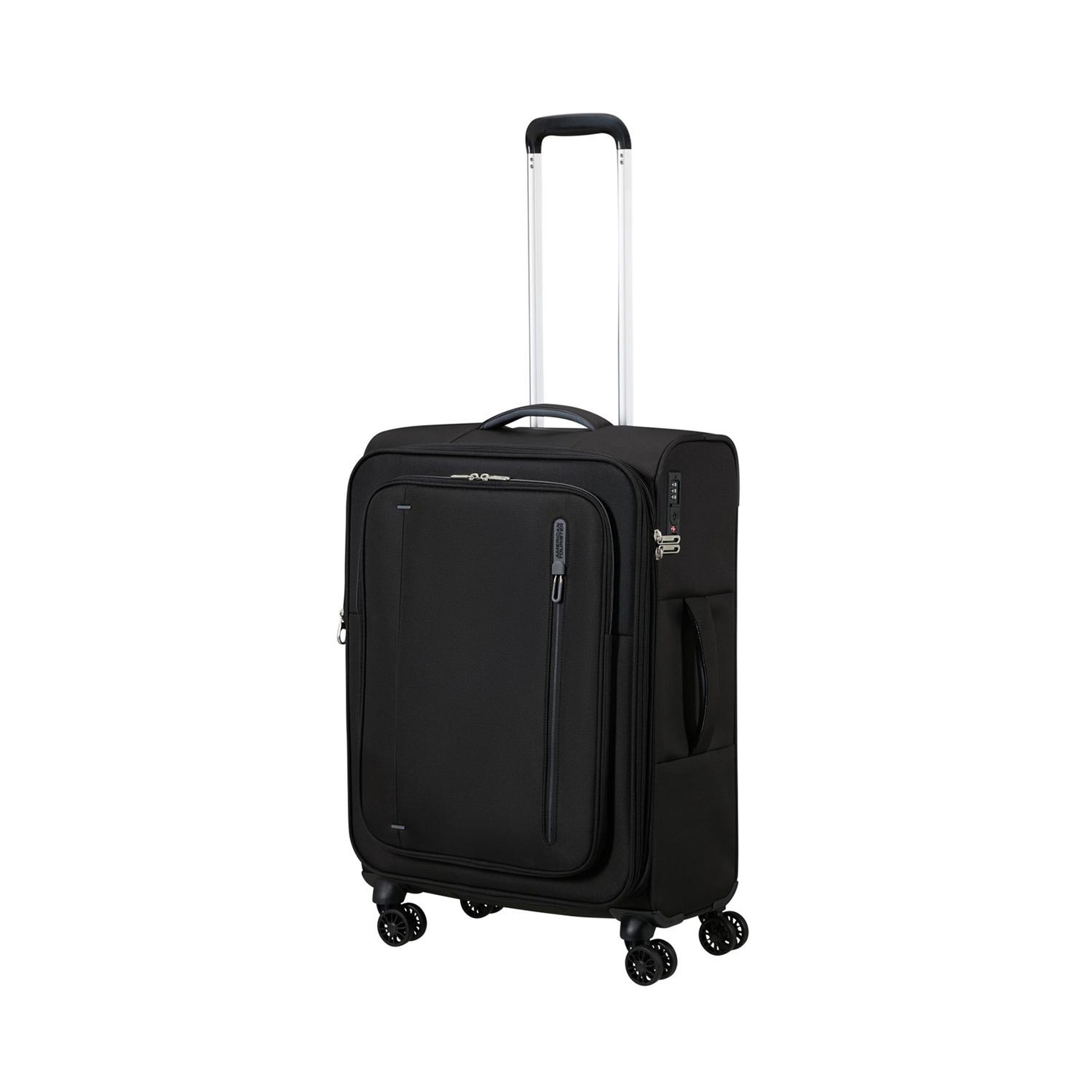 American Tourister Siyah Cloudrider 4 Tekerlekli Orta Boy Valiz 67 cm
