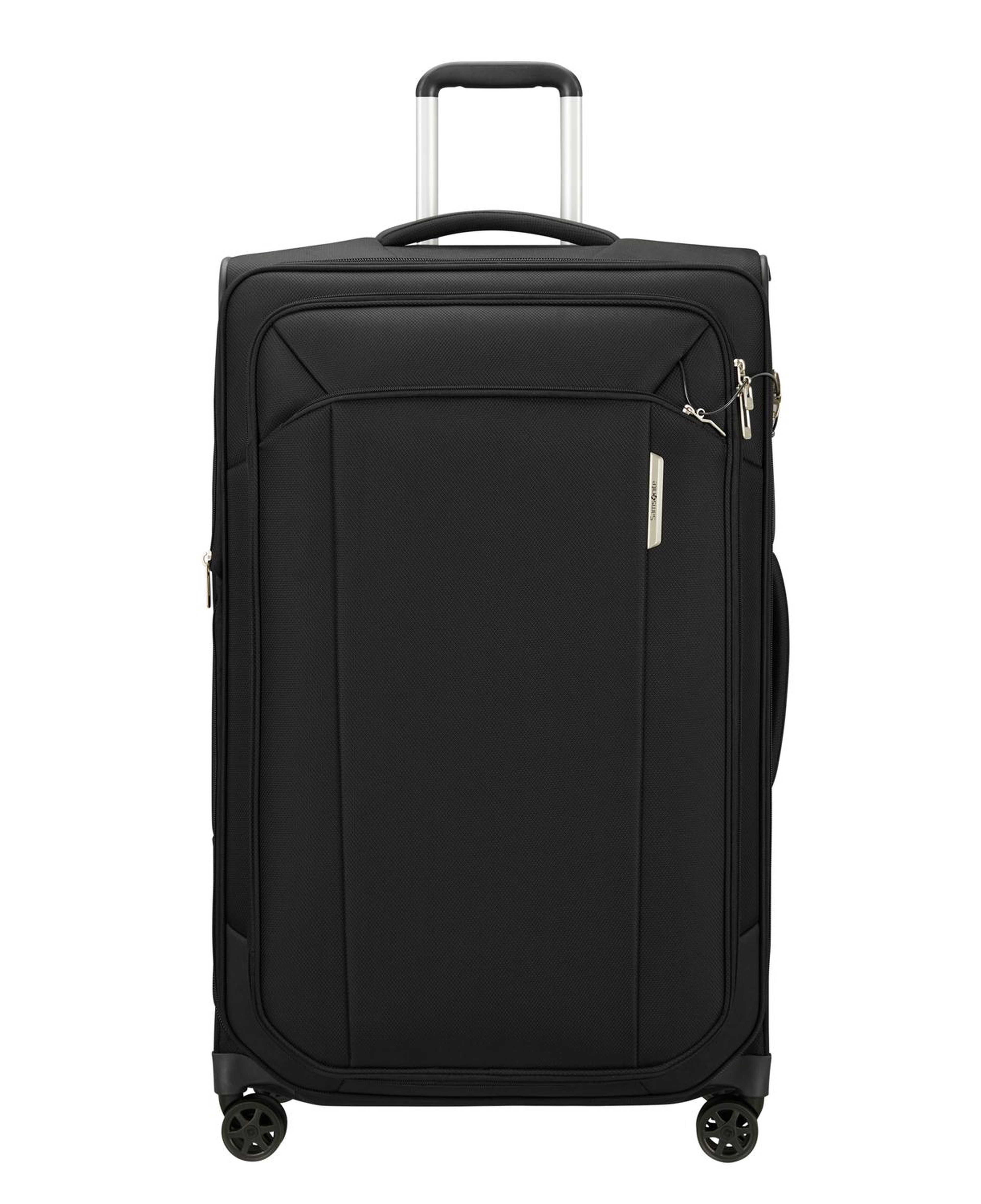 Samsonite Siyah Spinner Respark - Körüklü 79/29 Büyük Boy Valiz