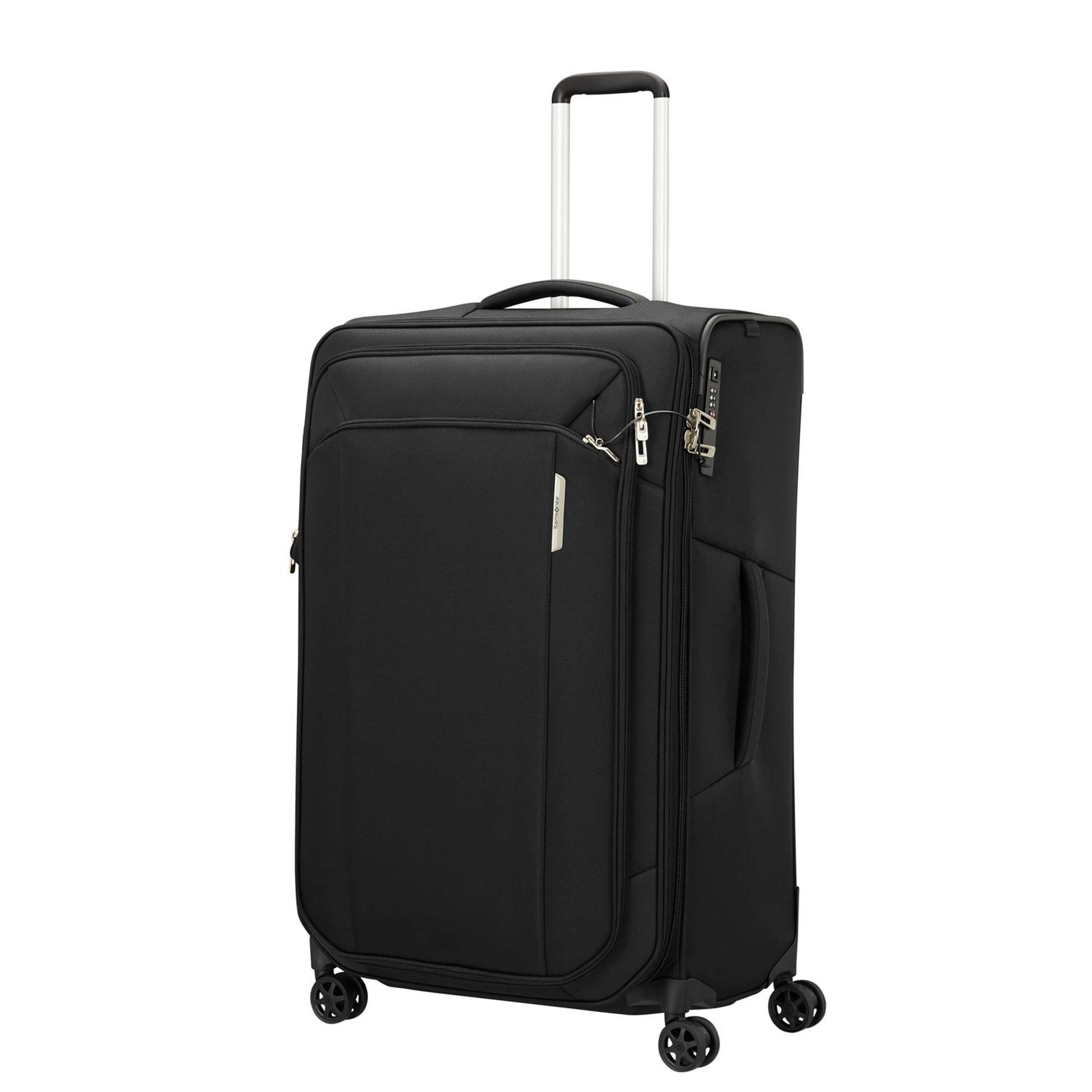 Samsonite Siyah Spinner Respark - Körüklü 79/29 Büyük Boy Valiz