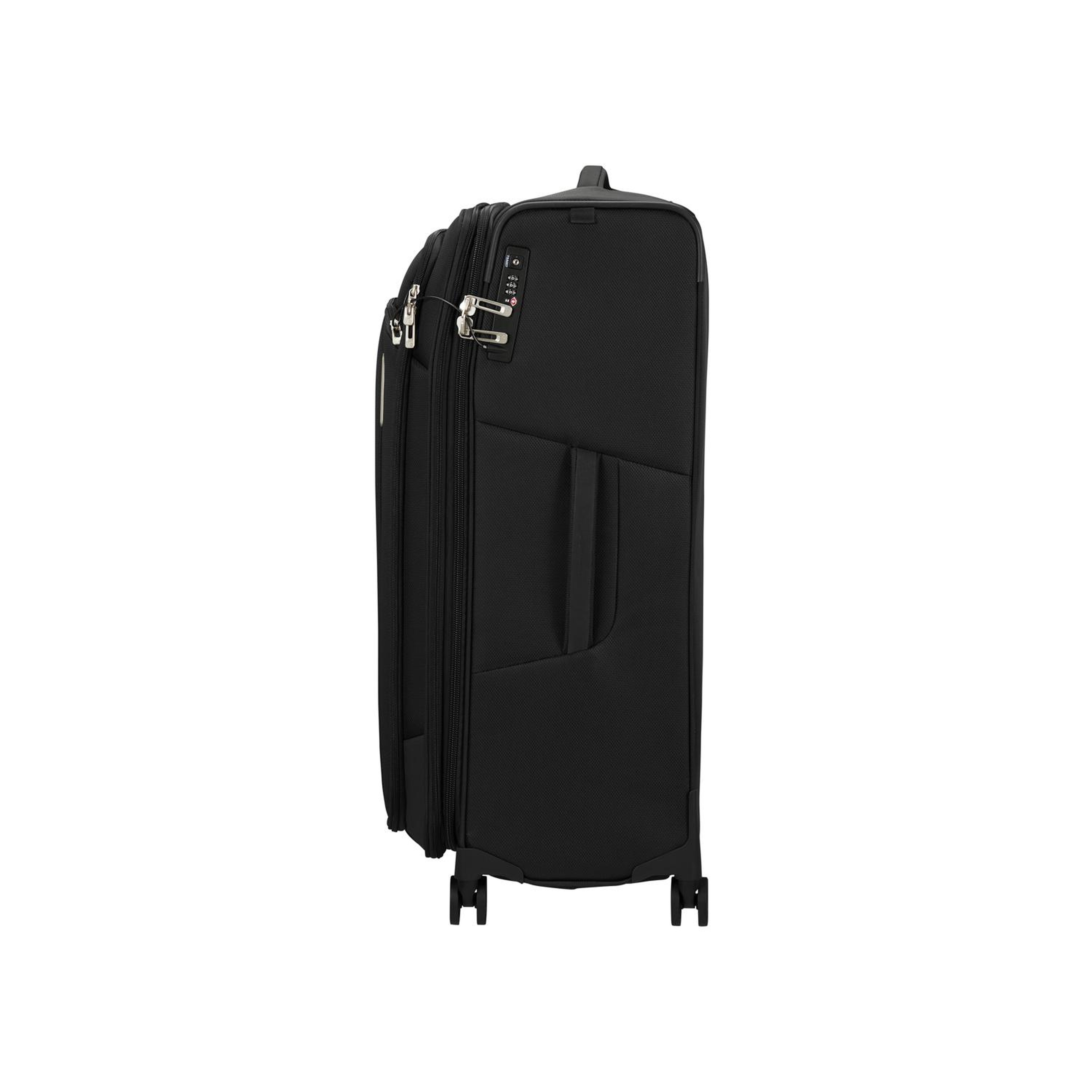 Samsonite Siyah Spinner Respark - Körüklü 79/29 Büyük Boy Valiz