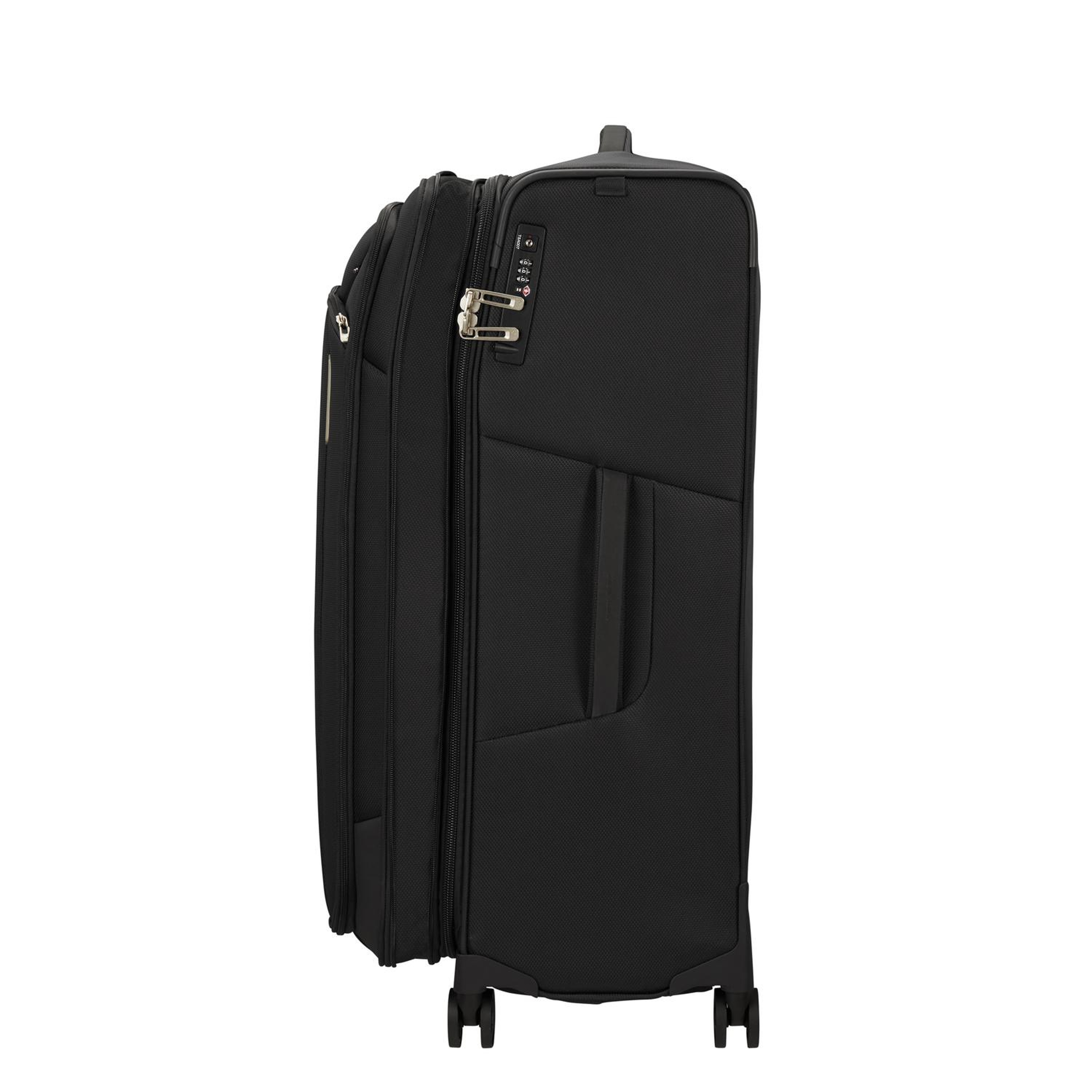 Samsonite Siyah Spinner Respark - Körüklü 79/29 Büyük Boy Valiz