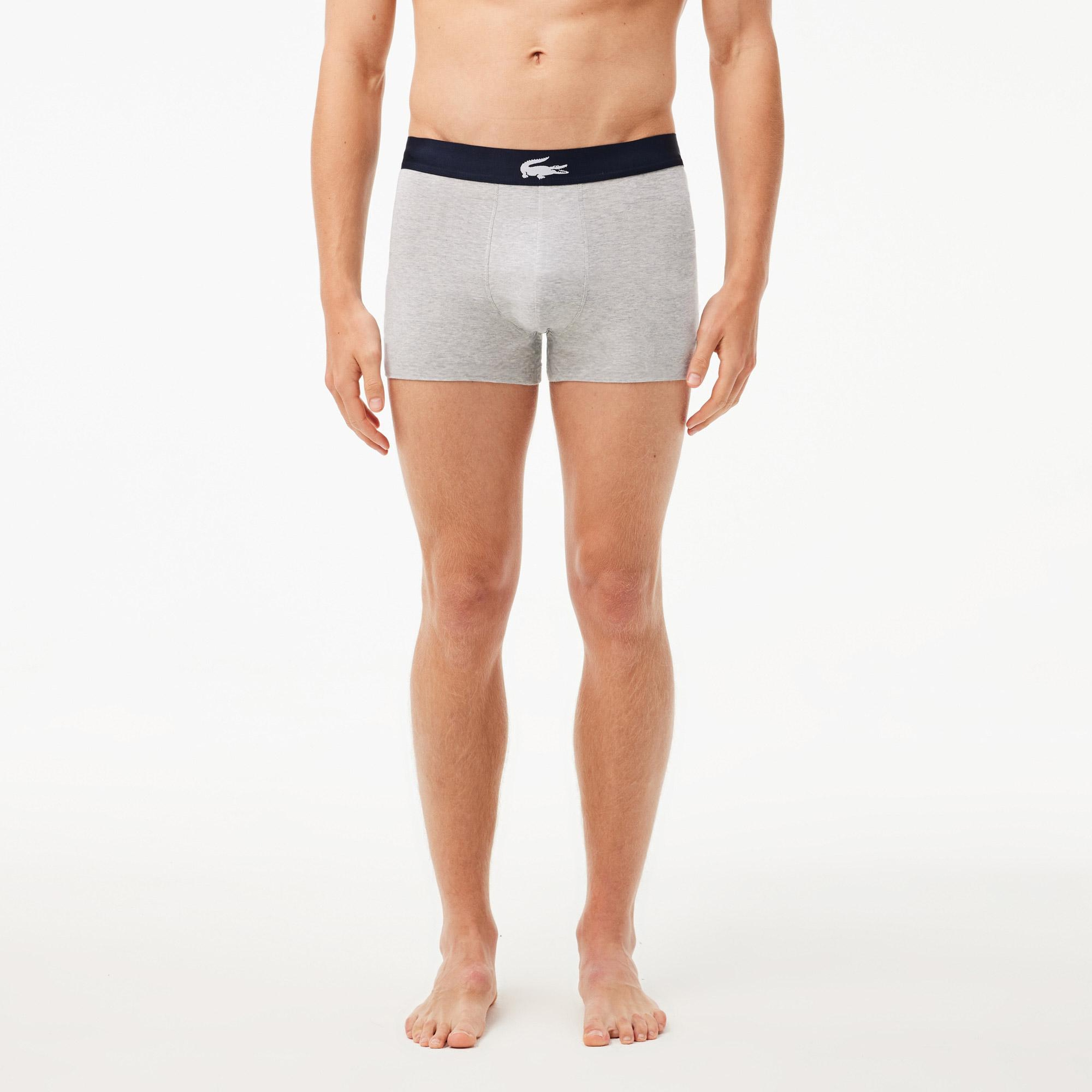 Lacoste Erkek 3'lü Lacivert Boxer