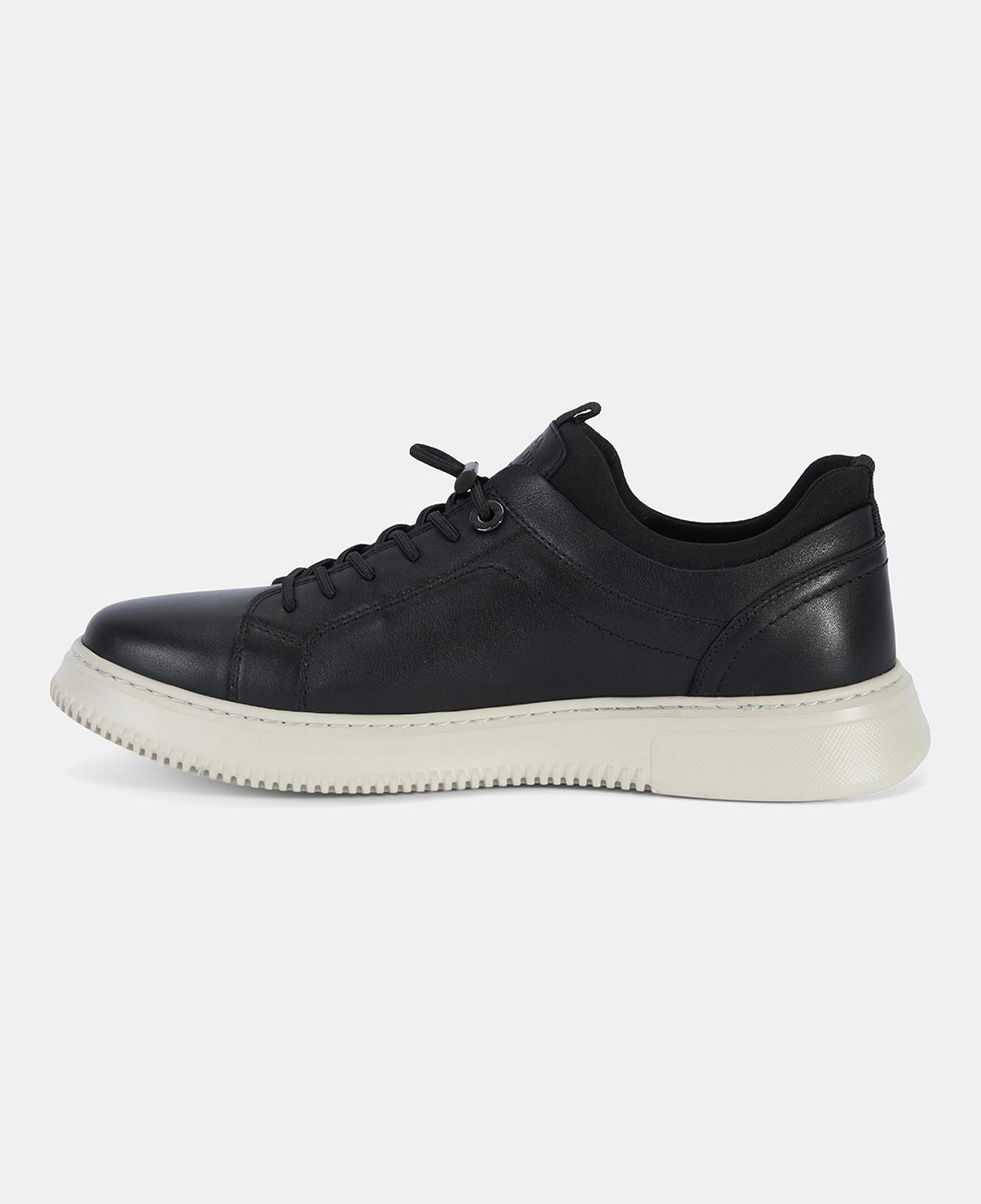 Erkek Siyah DesaComfort Deri Sneaker