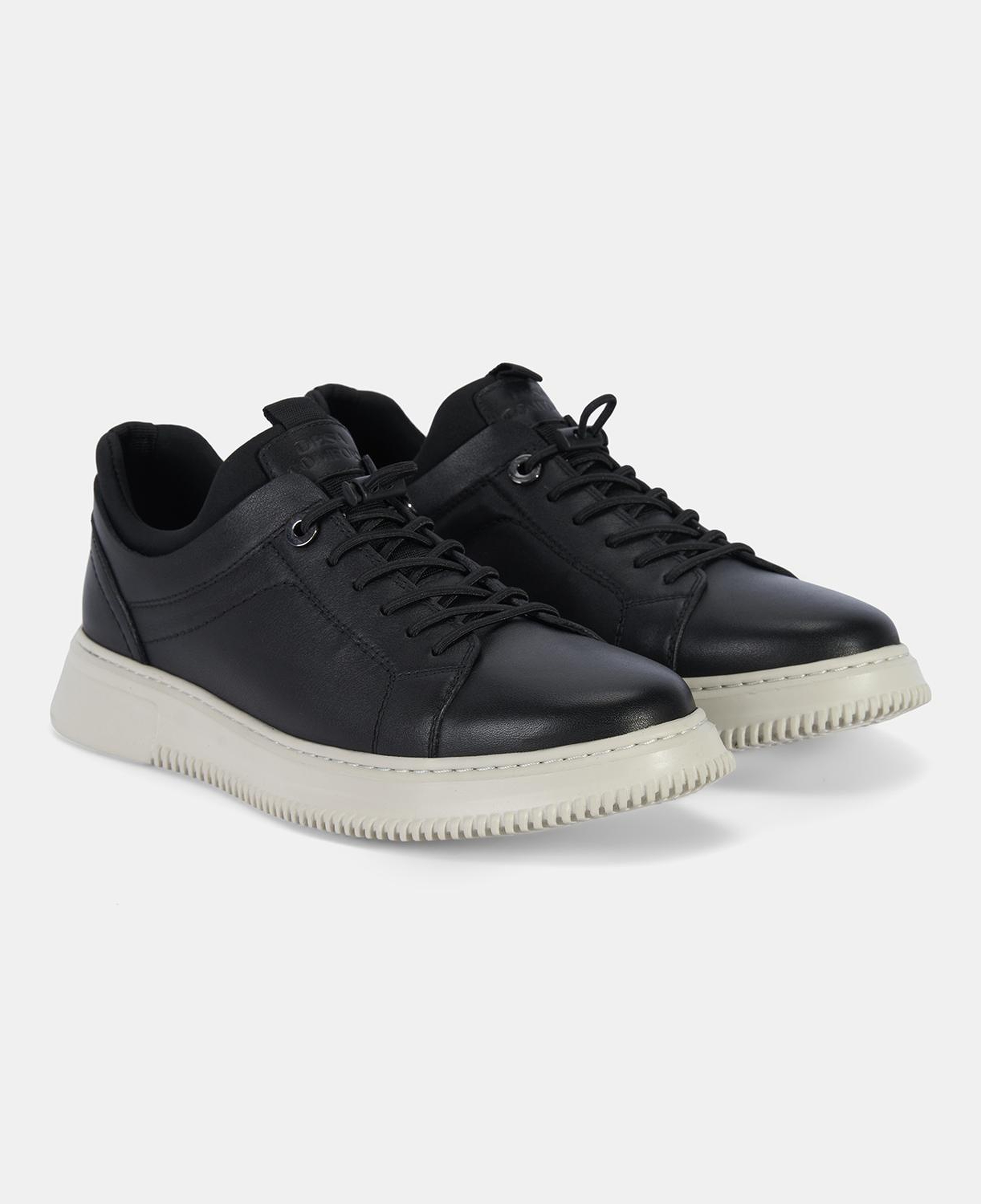 Erkek Siyah DesaComfort Deri Sneaker