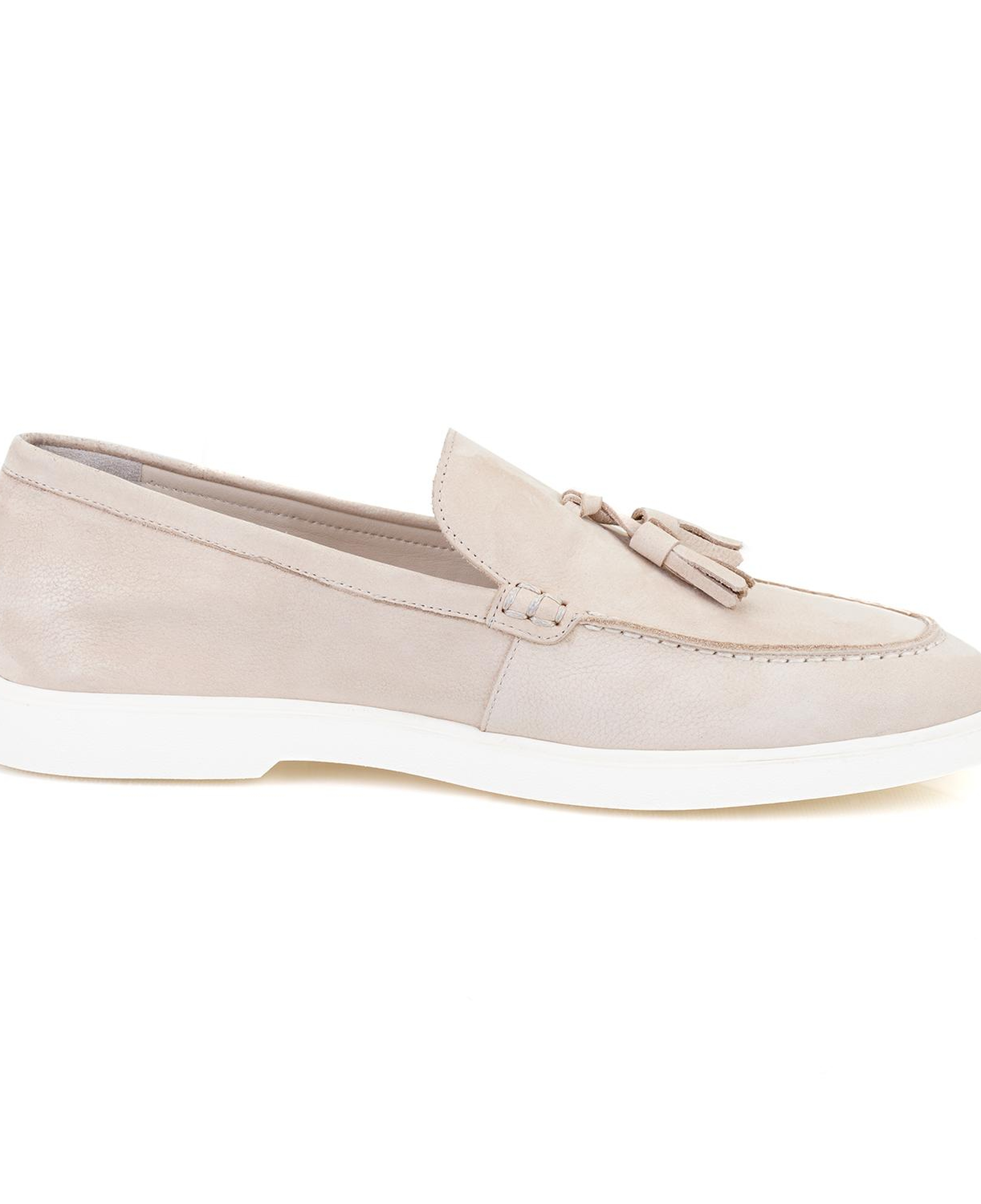 Miles Bej Erkek Nubuk Deri Loafer