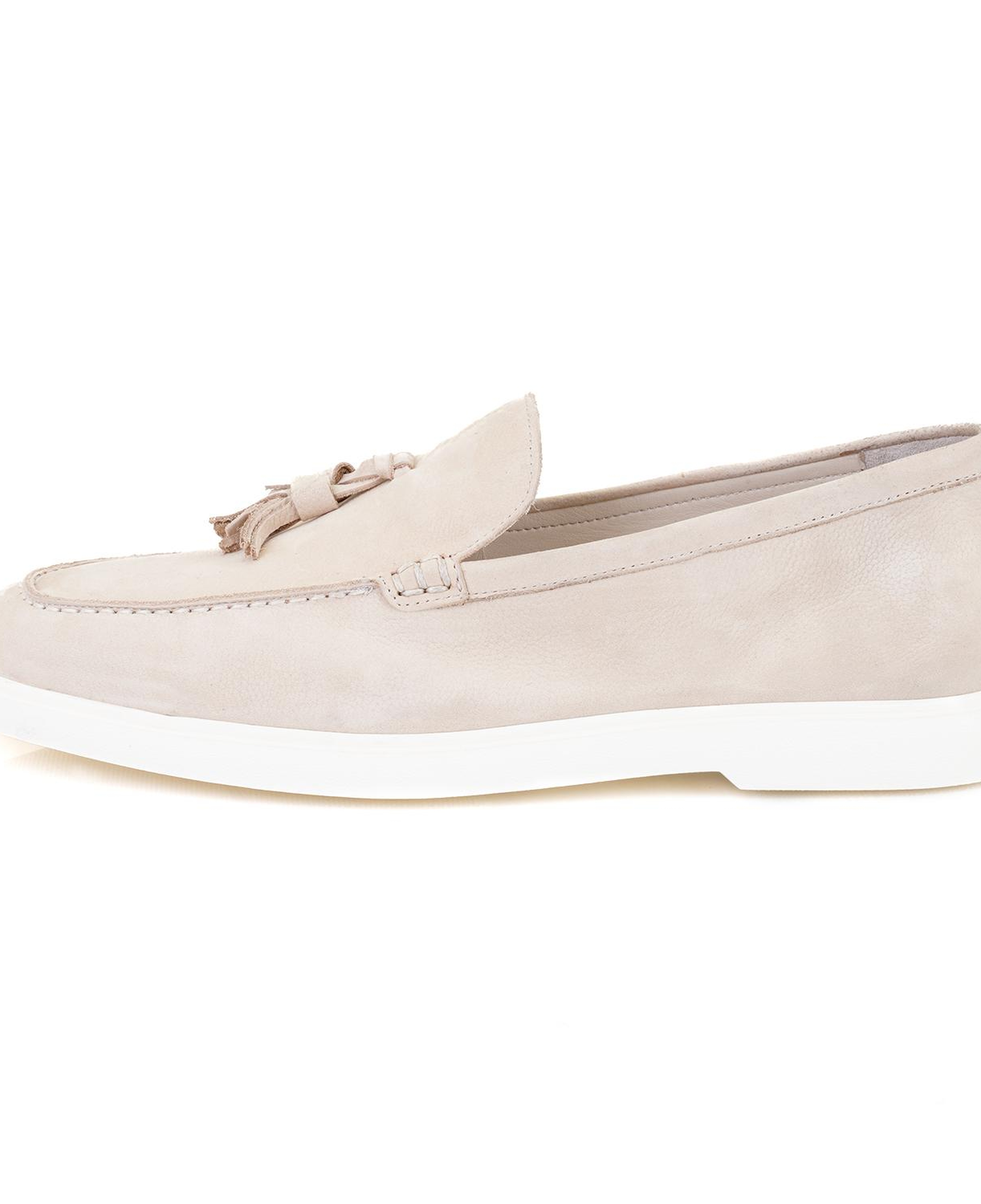 Miles Bej Erkek Nubuk Deri Loafer