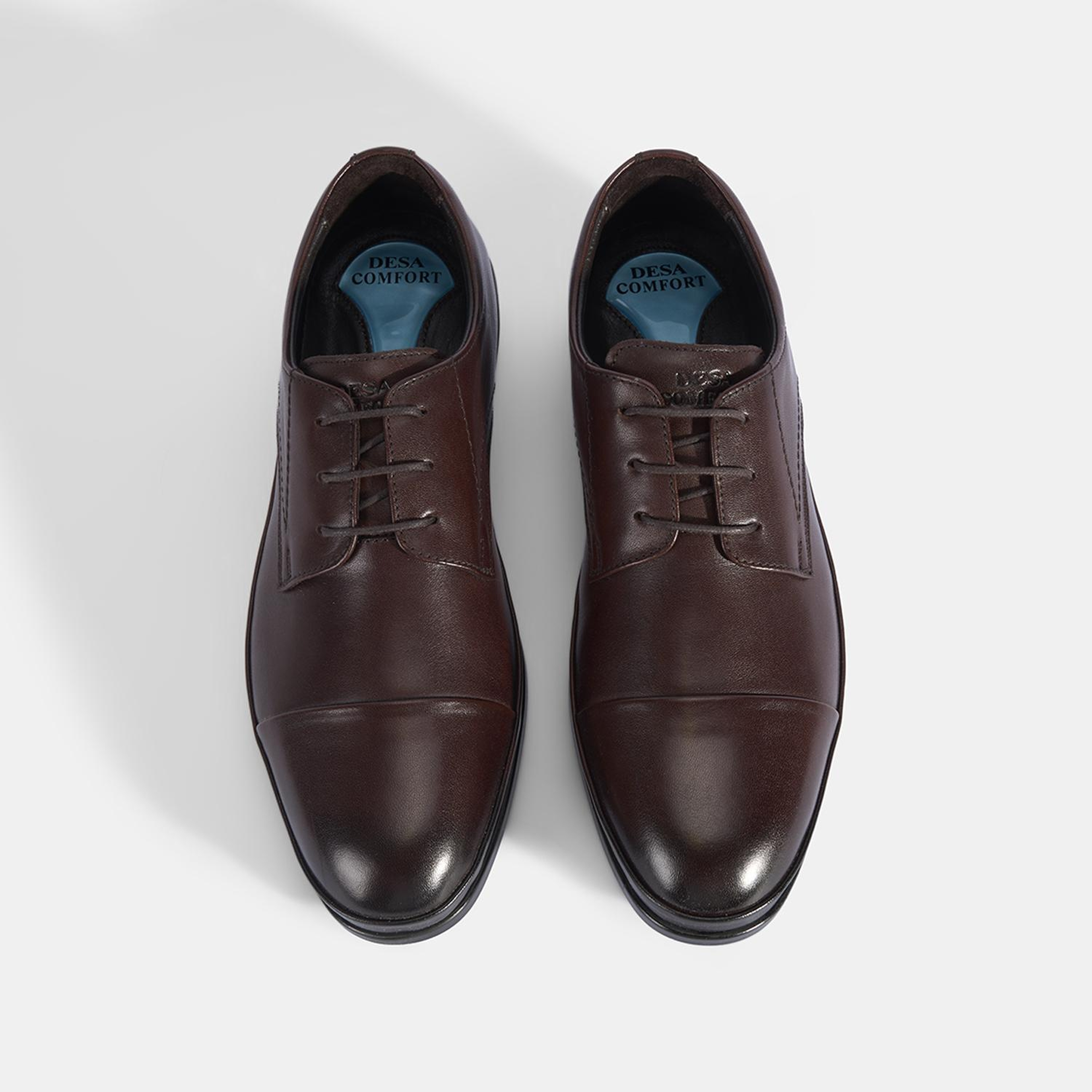 Erkek Kahve DesaComfort Deri Klasik Ayakkabı