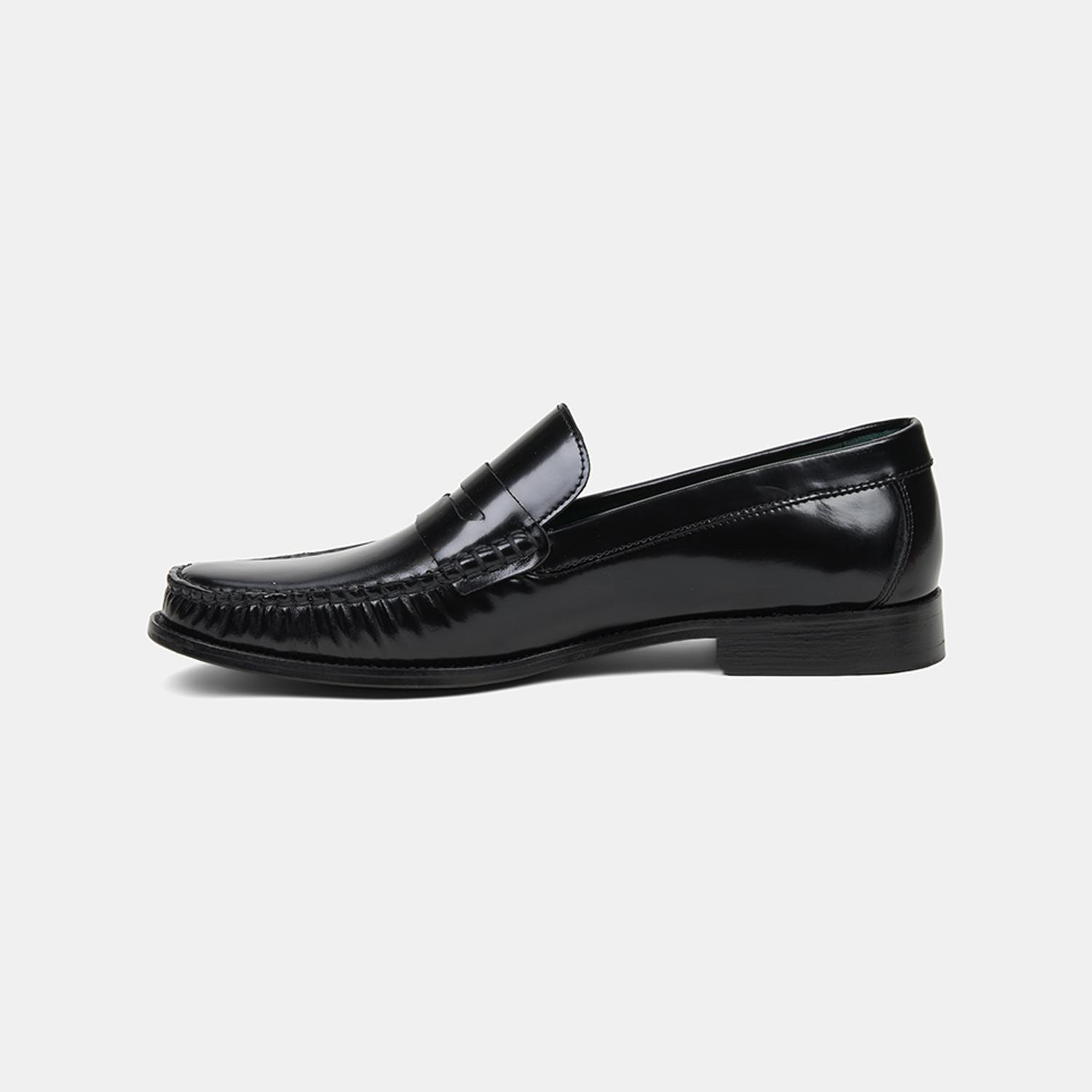Erkek Siyah Klasik Deri Loafer