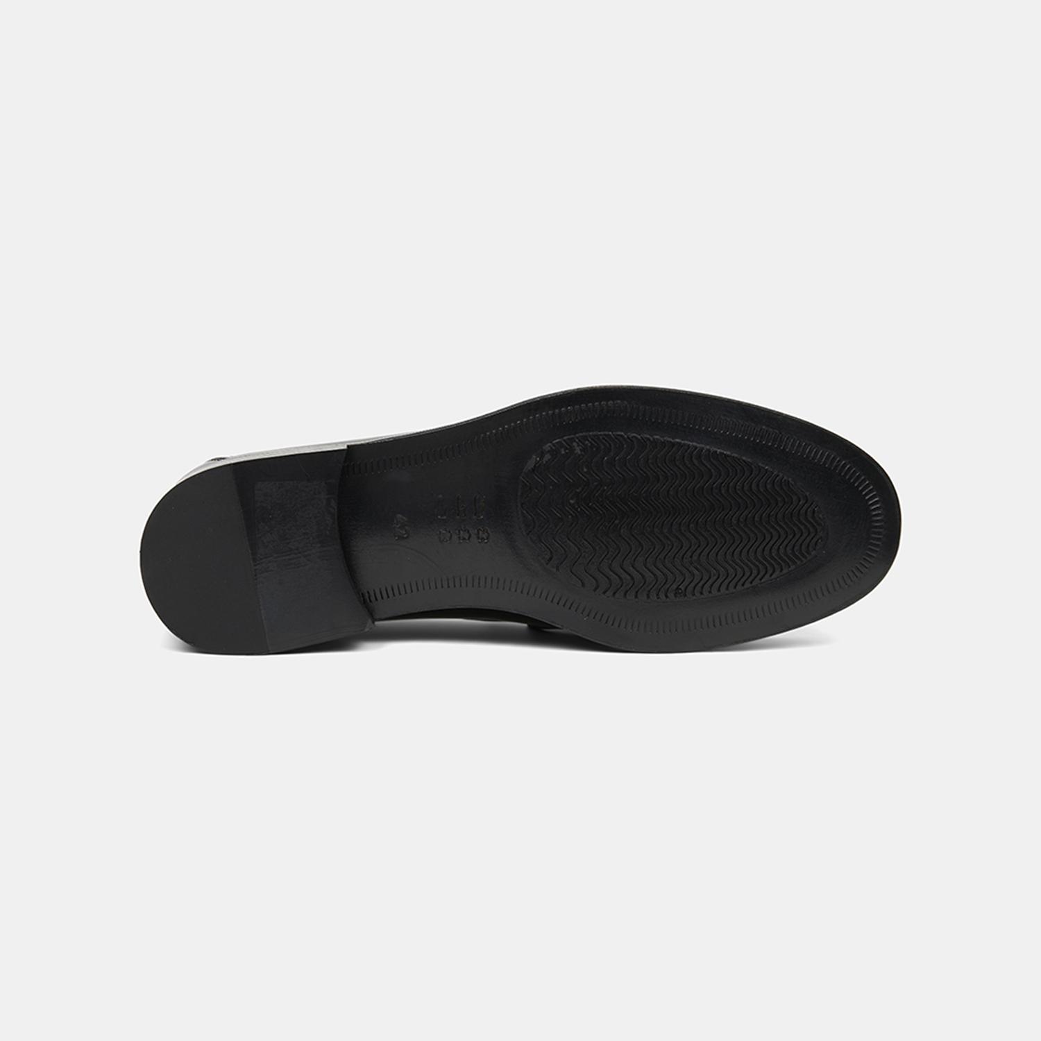 Erkek Siyah Klasik Deri Loafer