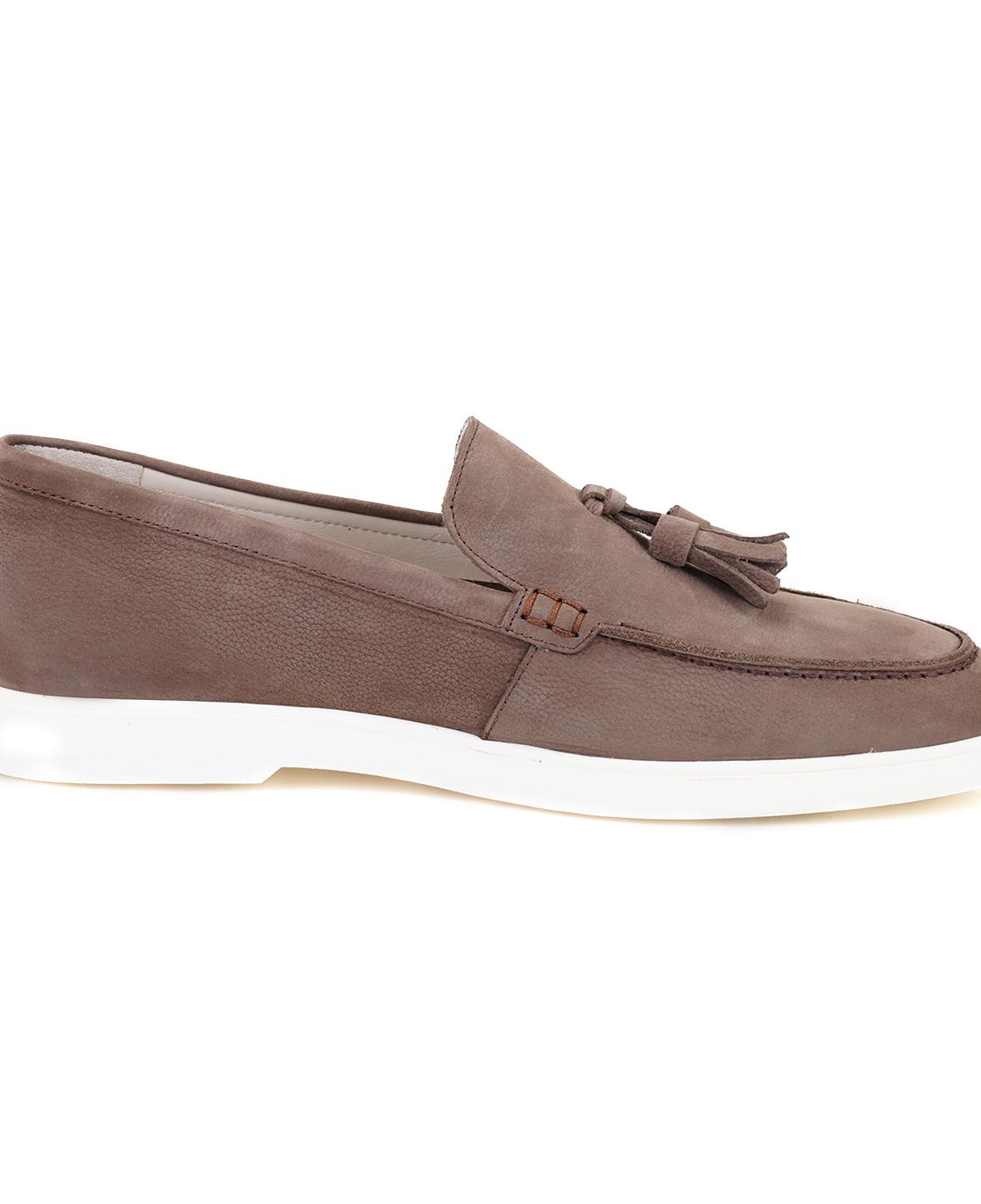 Miles Kahve Erkek Nubuk Deri Loafer