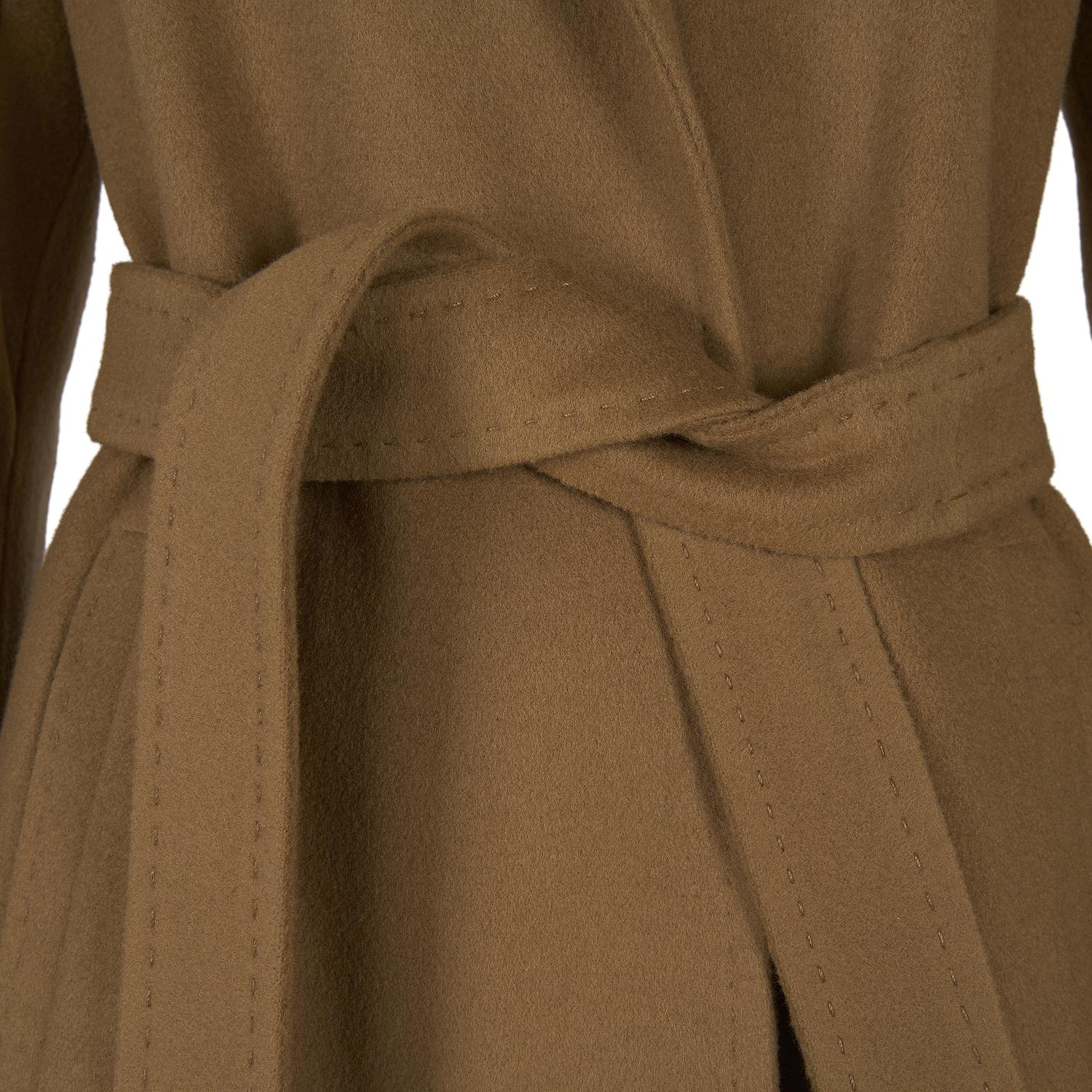 Capella Kahve Kadın Kürk Yakalı Pardösü