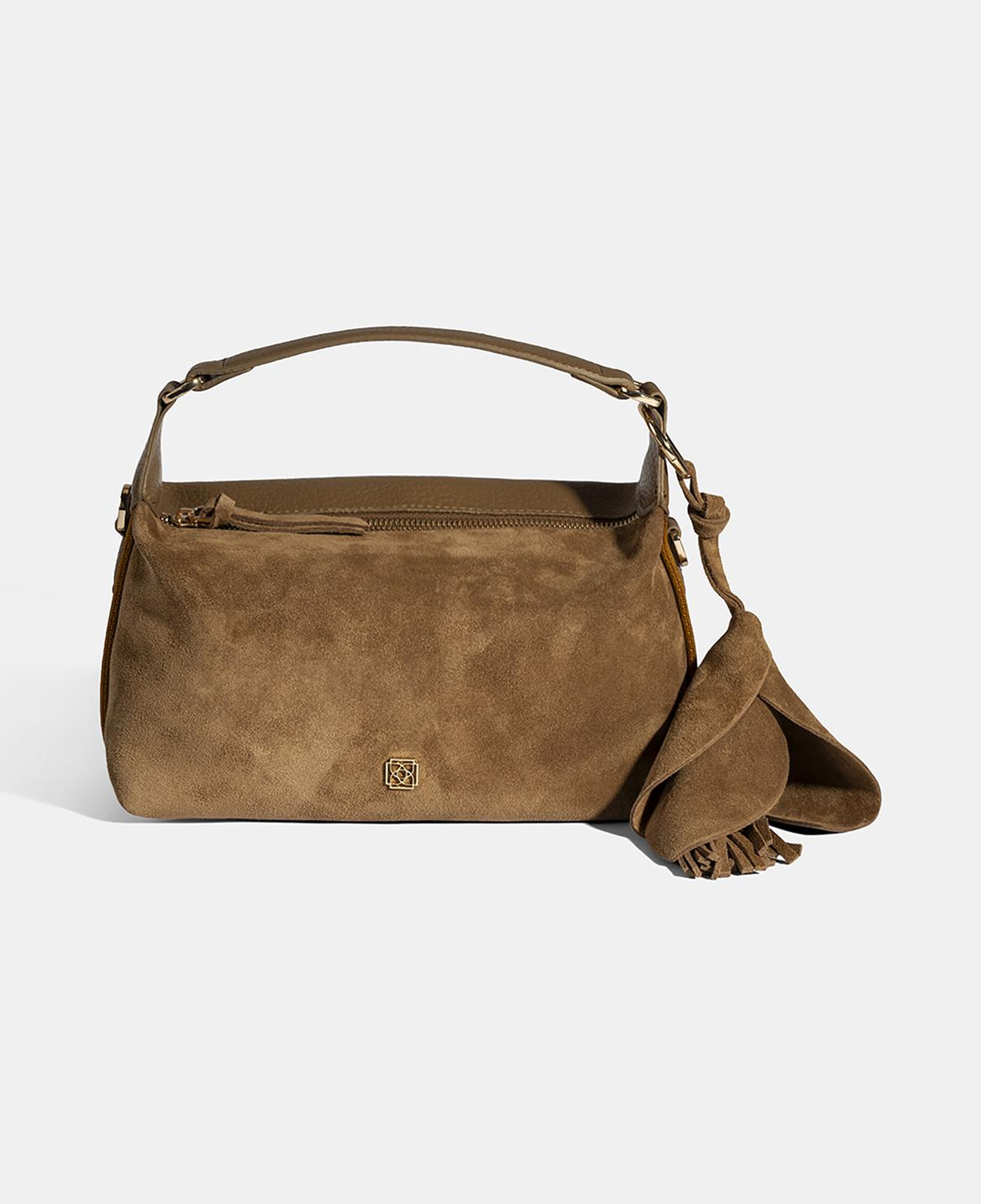 Kadın Vizon Püskül Aksesuarlı Omuz Askılı El Çantası